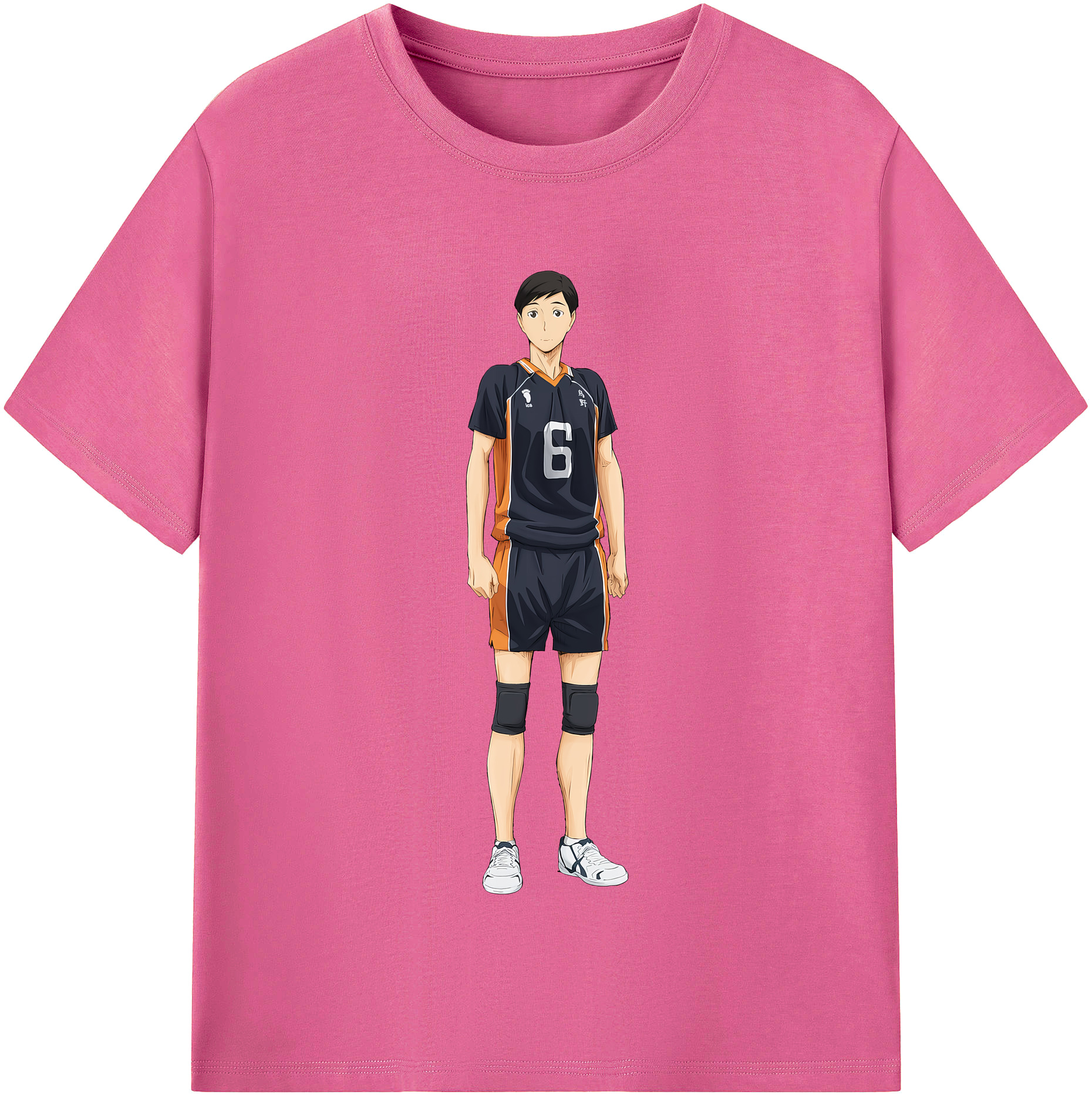 （画像用） ハイキュー!! Haikyu!! レディースカジュアルプリントTシャツ（綿100％）