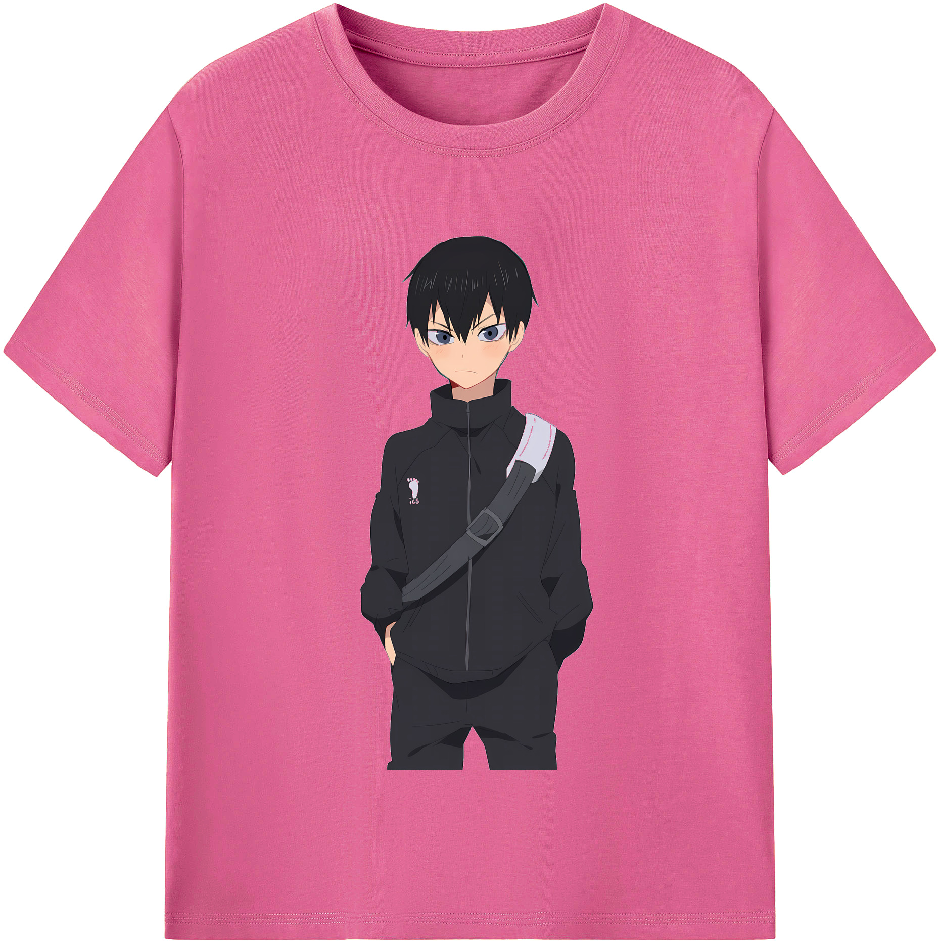 （画像用） ハイキュー!! Haikyu!! レディースカジュアルプリントTシャツ（綿100％）