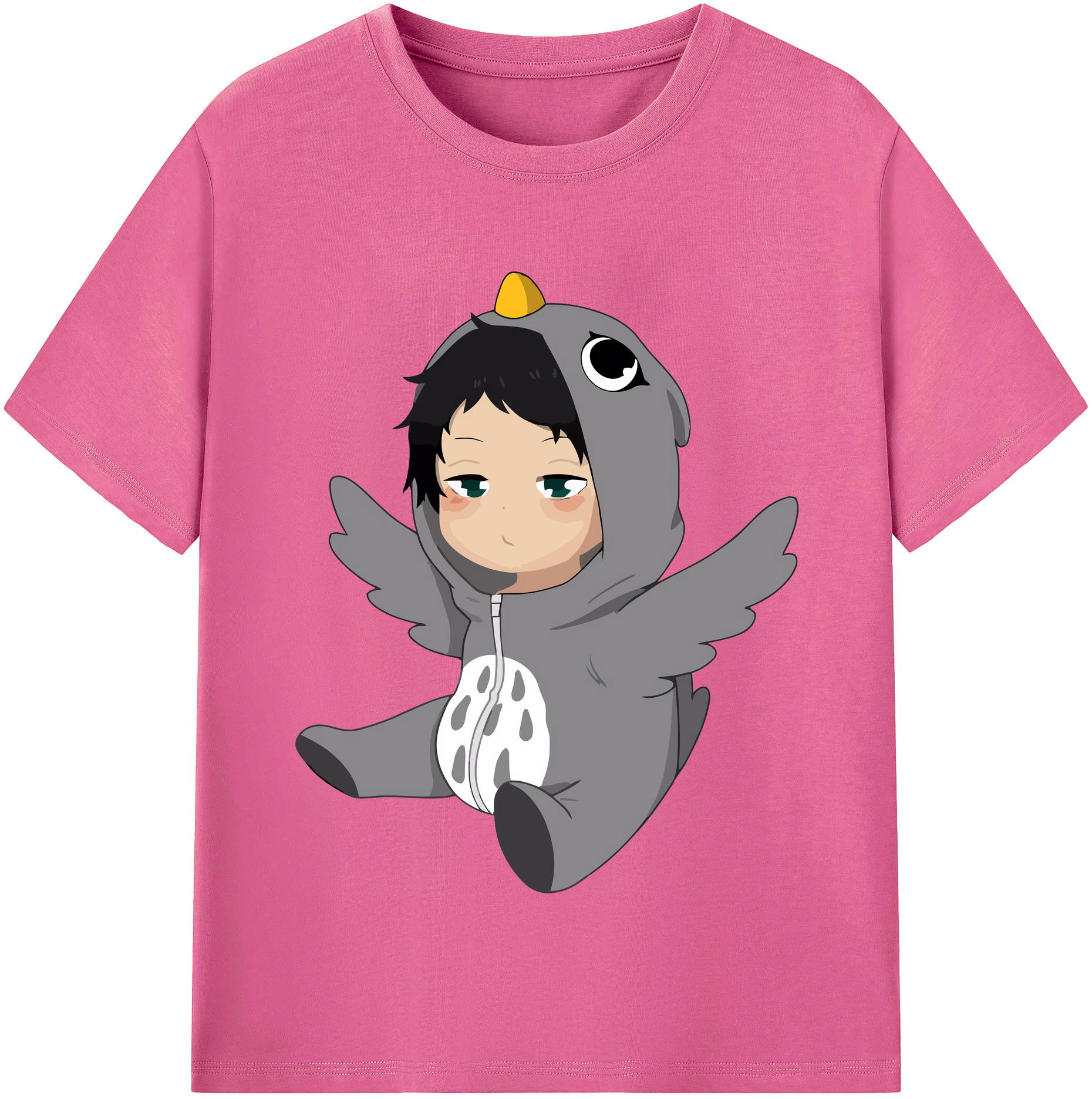 （画像用） ハイキュー!! Haikyu!! レディースカジュアルプリントTシャツ（綿100％）