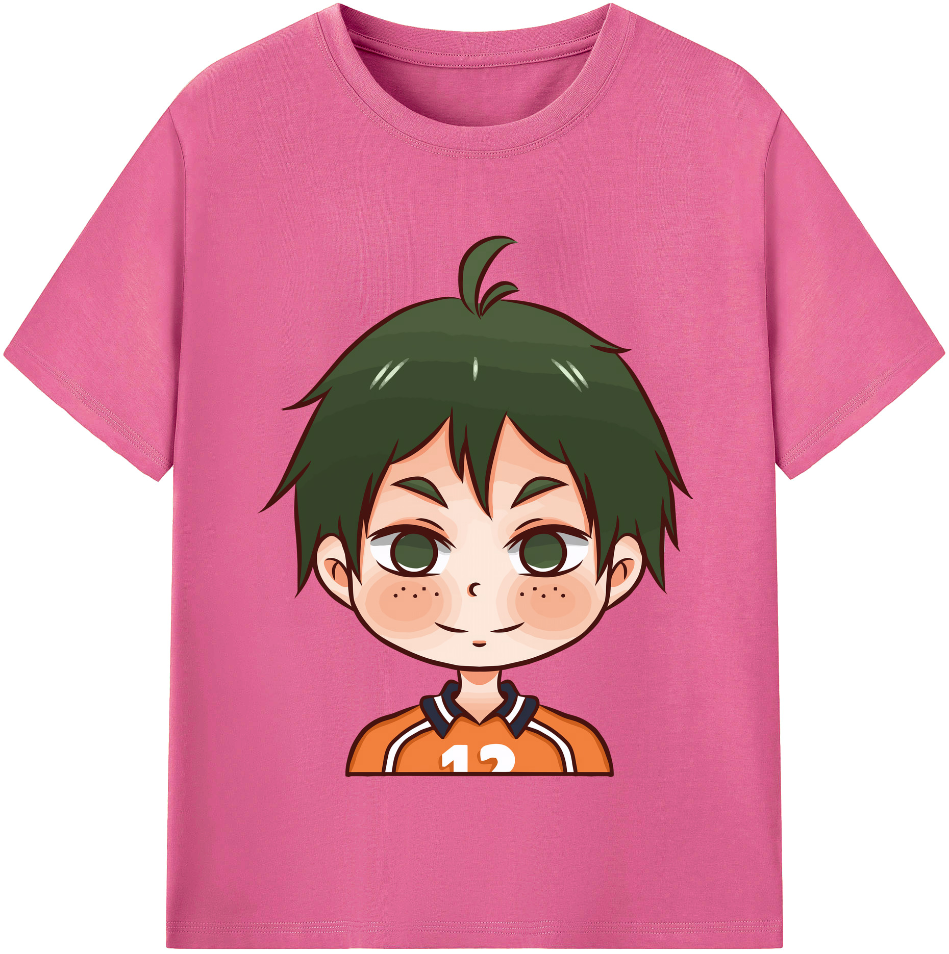 （画像用） ハイキュー!! Haikyu!! レディースカジュアルプリントTシャツ（綿100％）