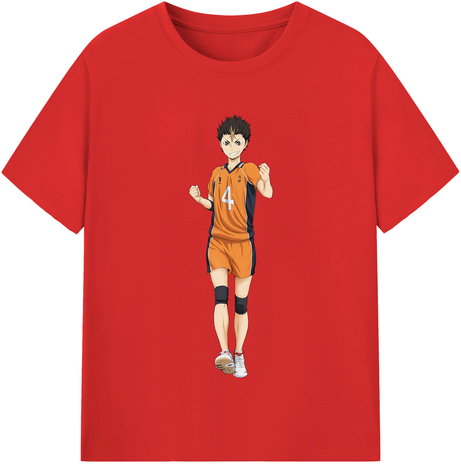 （画像用） ハイキュー!! Haikyu!! レディースカジュアルプリントTシャツ（綿100％）