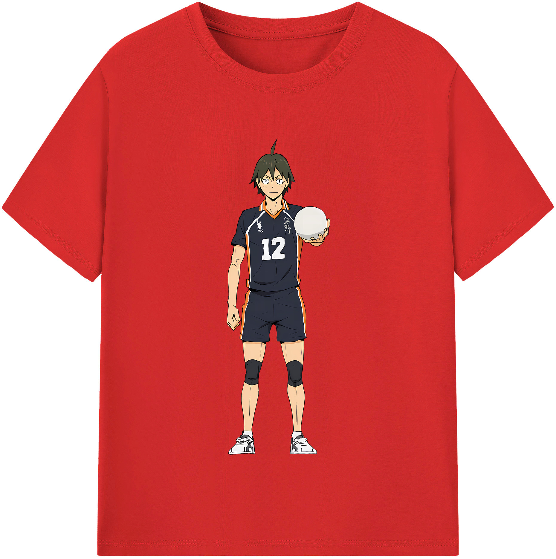 （画像用） ハイキュー!! Haikyu!! レディースカジュアルプリントTシャツ（綿100％）