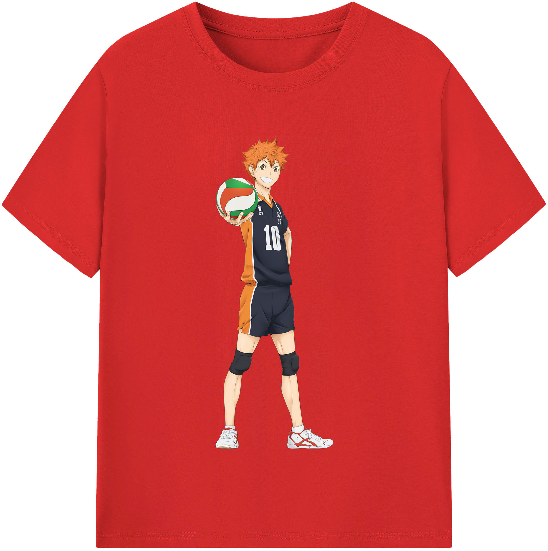 （画像用） ハイキュー!! Haikyu!! レディースカジュアルプリントTシャツ（綿100％）