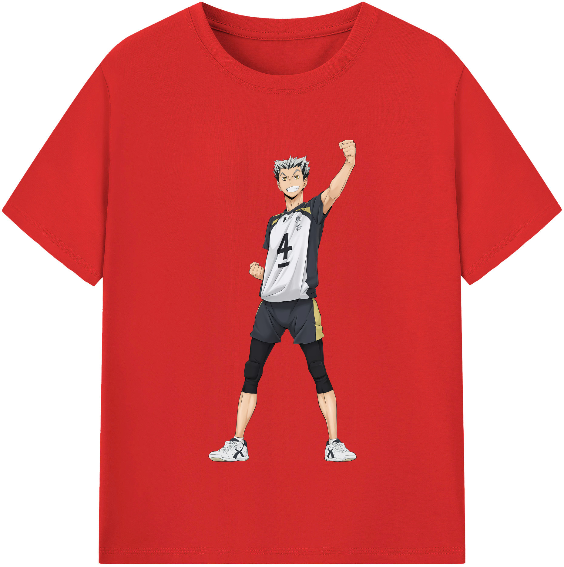 （画像用） ハイキュー!! Haikyu!! レディースカジュアルプリントTシャツ（綿100％）
