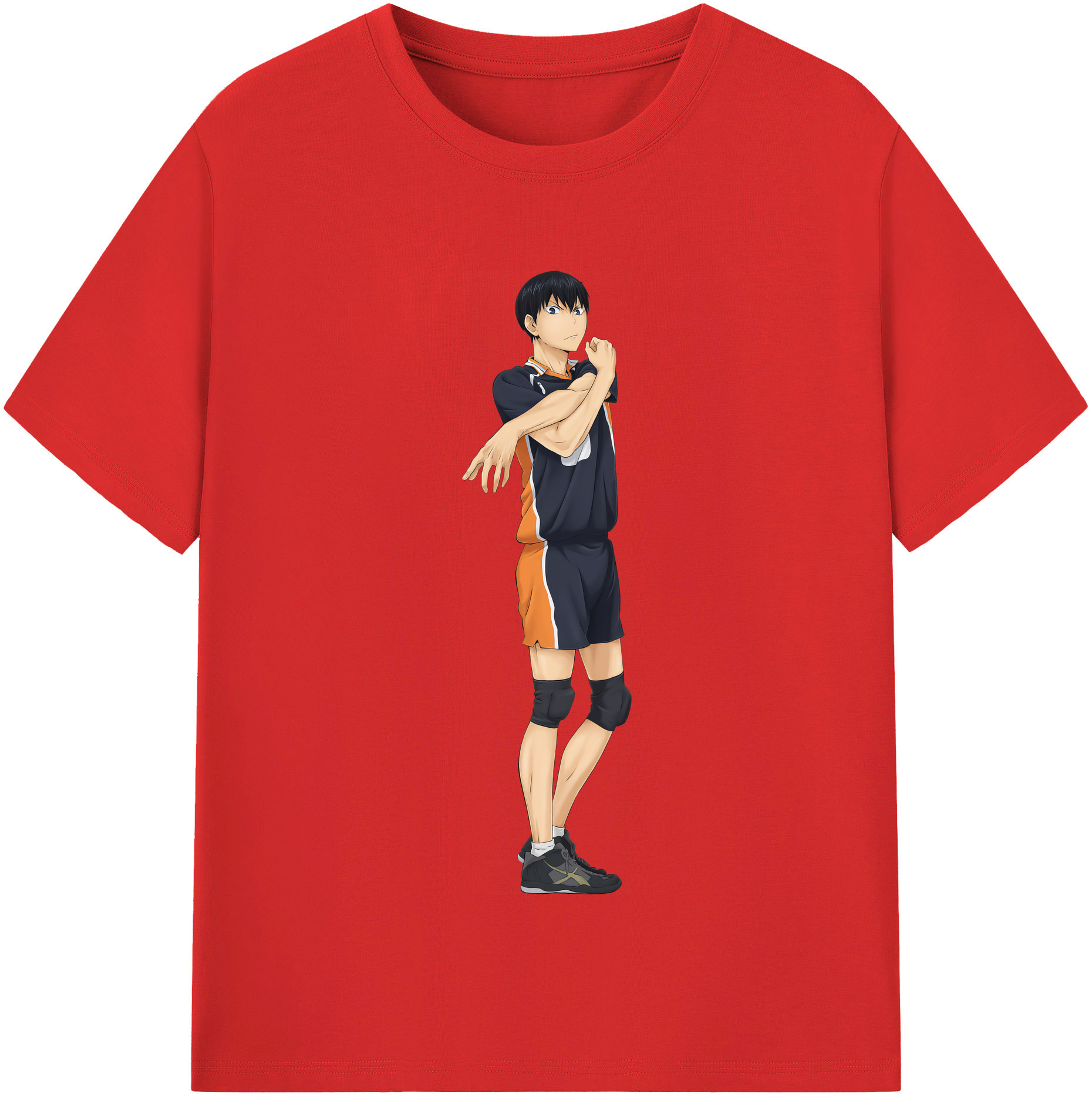 （画像用） ハイキュー!! Haikyu!! レディースカジュアルプリントTシャツ（綿100％）