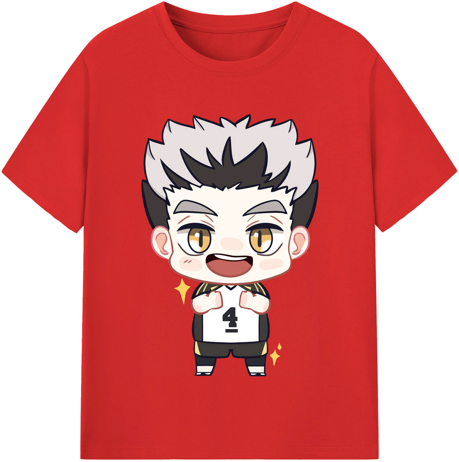 （画像用） ハイキュー!! Haikyu!! レディースカジュアルプリントTシャツ（綿100％）
