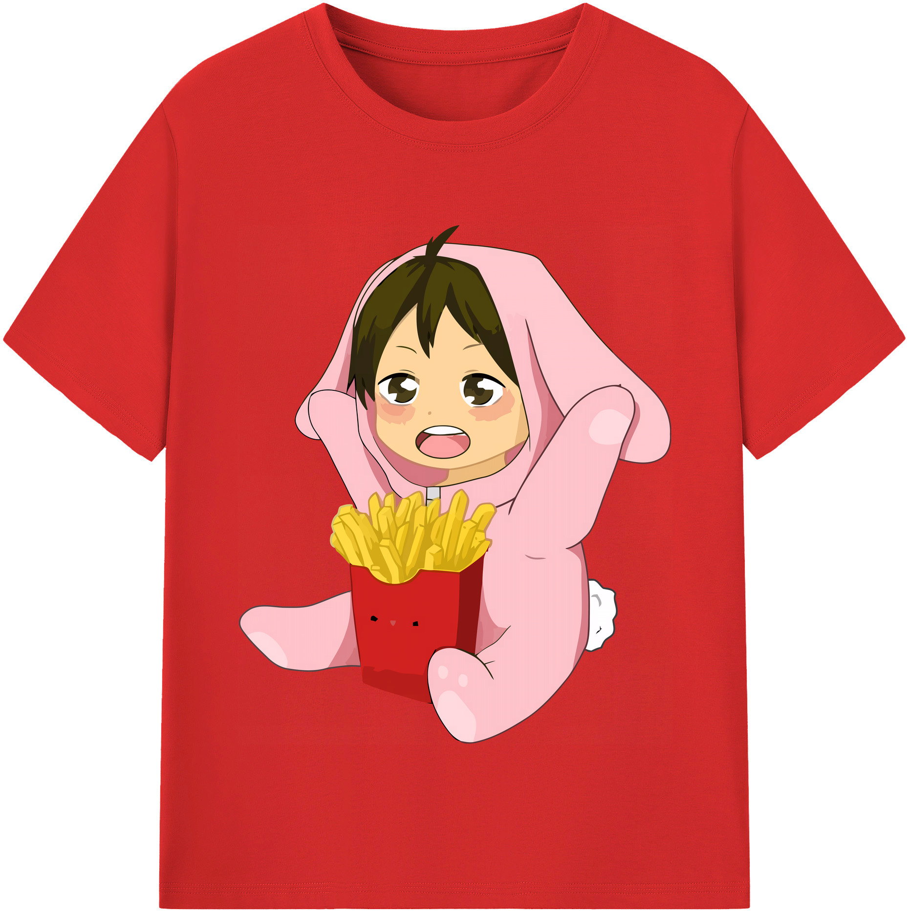 （画像用） ハイキュー!! Haikyu!! レディースカジュアルプリントTシャツ（綿100％）