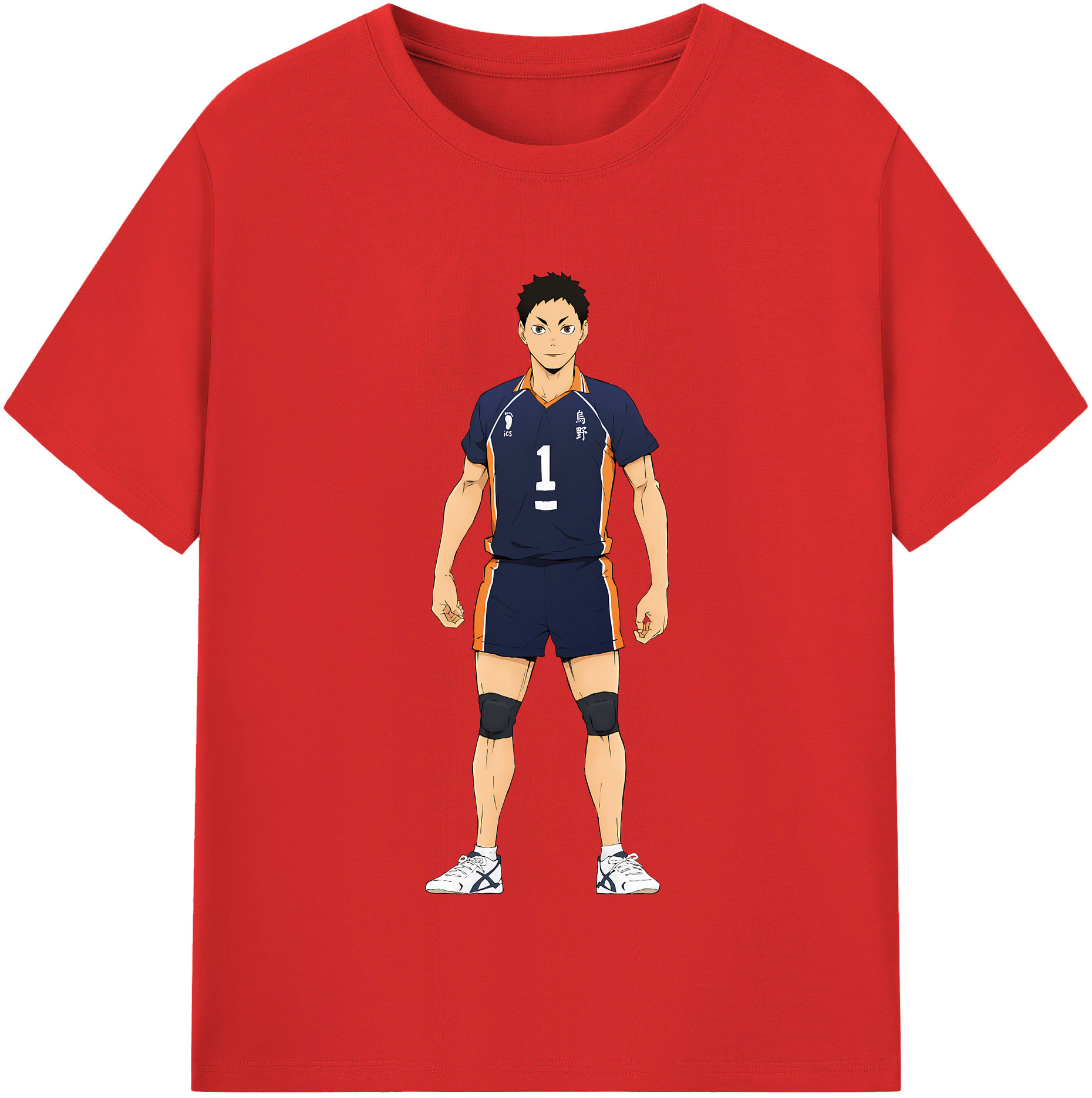 （画像用） ハイキュー!! Haikyu!! レディースカジュアルプリントTシャツ（綿100％）