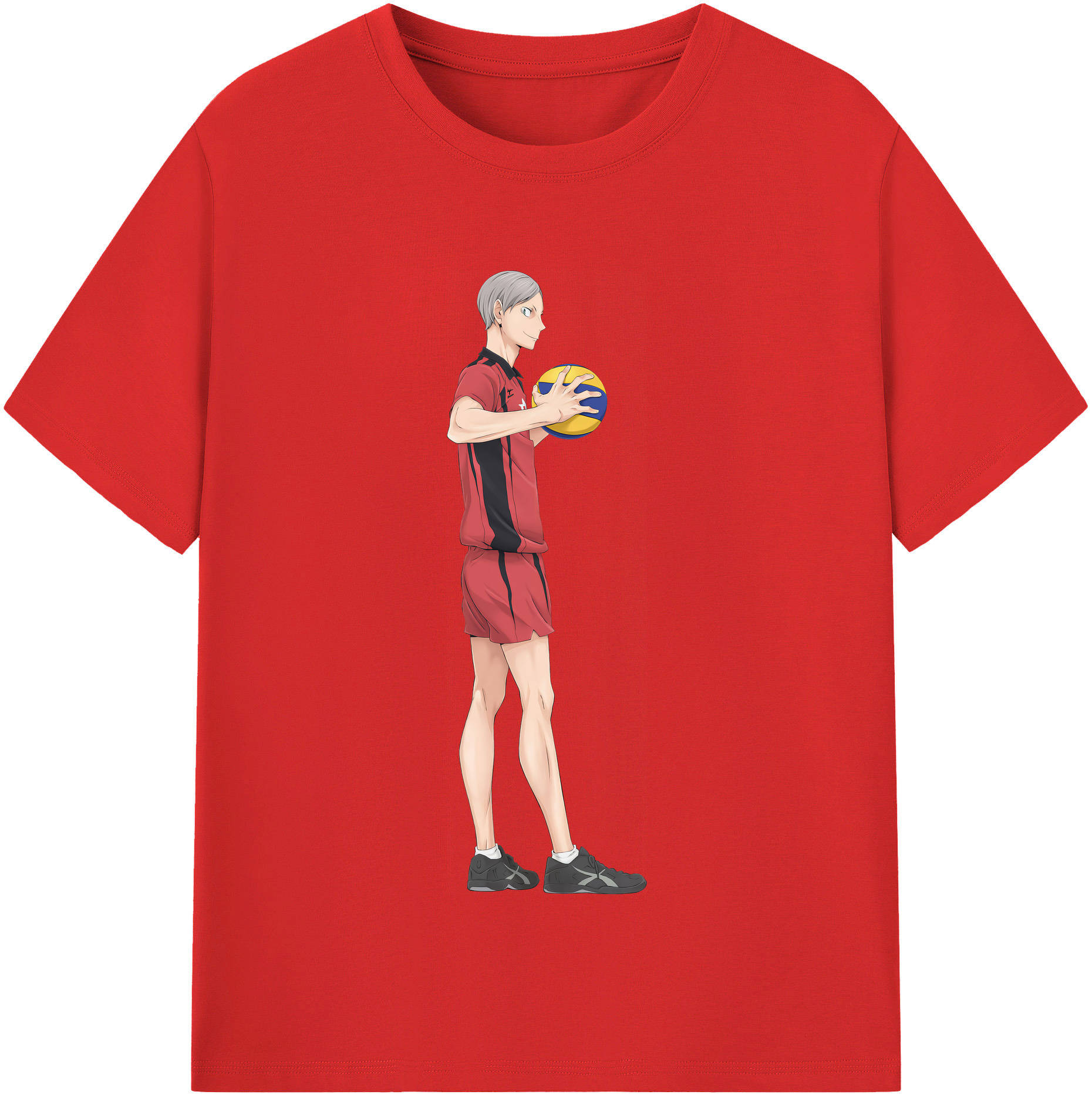 （画像用） ハイキュー!! Haikyu!! レディースカジュアルプリントTシャツ（綿100％）