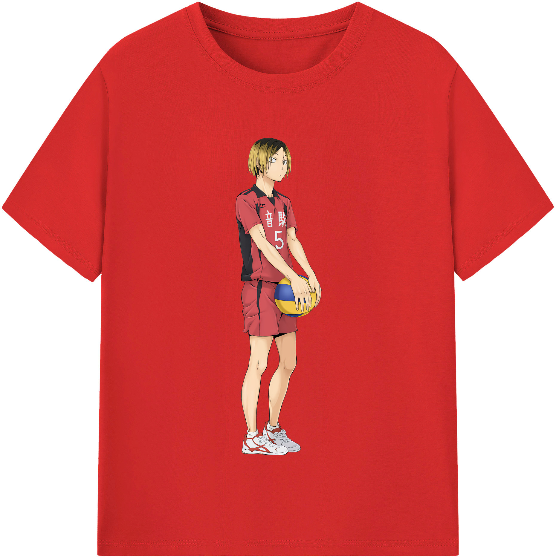 （画像用） ハイキュー!! Haikyu!! レディースカジュアルプリントTシャツ（綿100％）