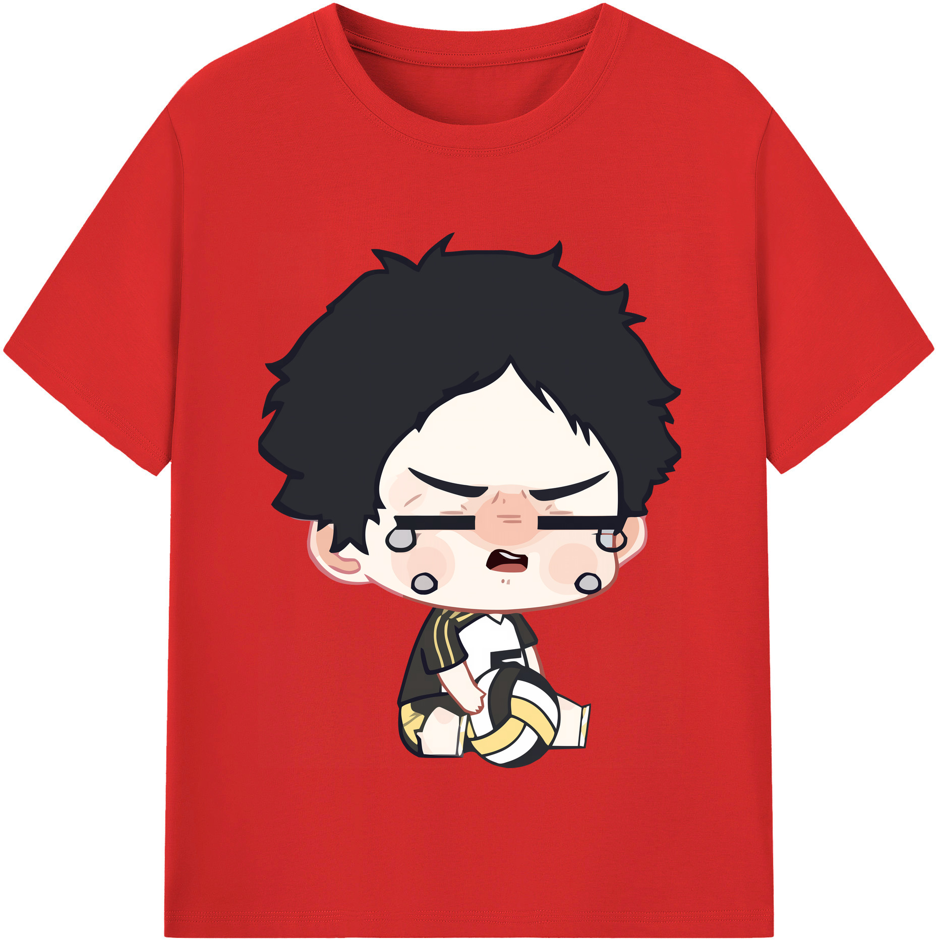 （画像用） ハイキュー!! Haikyu!! レディースカジュアルプリントTシャツ（綿100％）