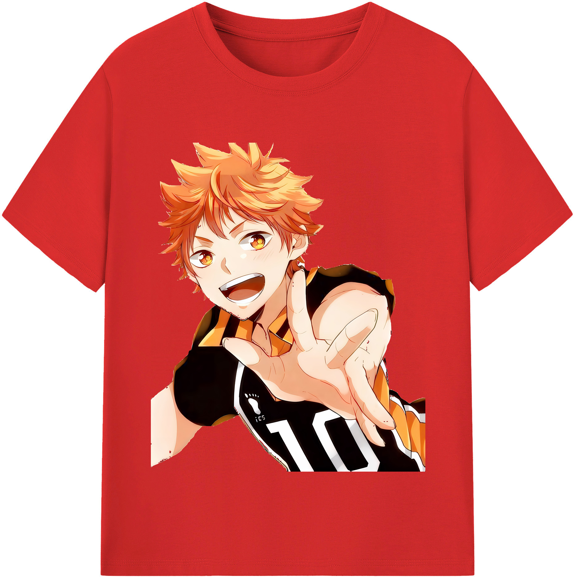 （画像用） ハイキュー!! Haikyu!! レディースカジュアルプリントTシャツ（綿100％）