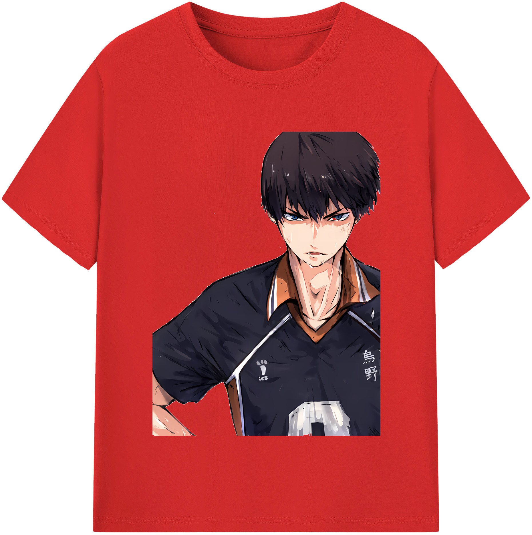 （画像用） ハイキュー!! Haikyu!! レディースカジュアルプリントTシャツ（綿100％）