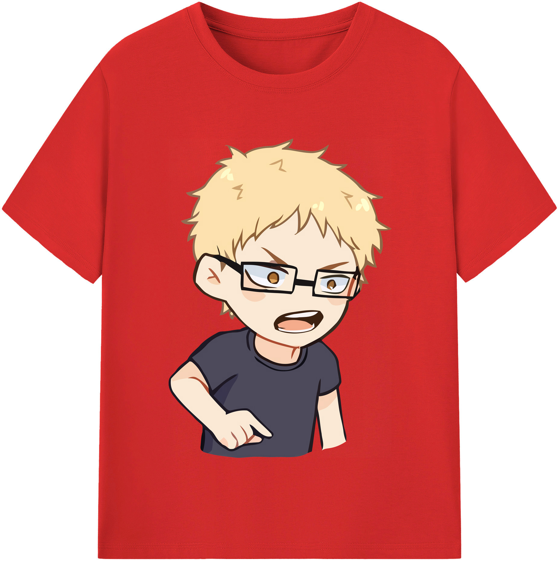 （画像用） ハイキュー!! Haikyu!! レディースカジュアルプリントTシャツ（綿100％）