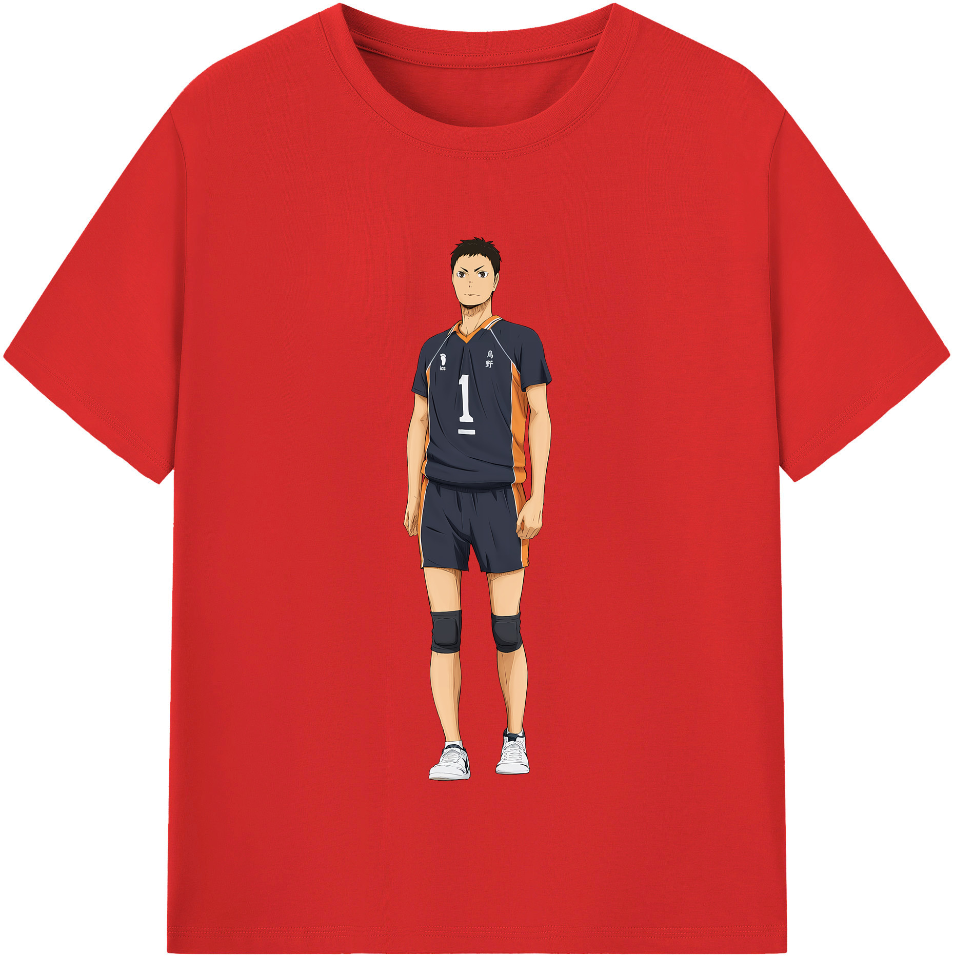 （画像用） ハイキュー!! Haikyu!! レディースカジュアルプリントTシャツ（綿100％）
