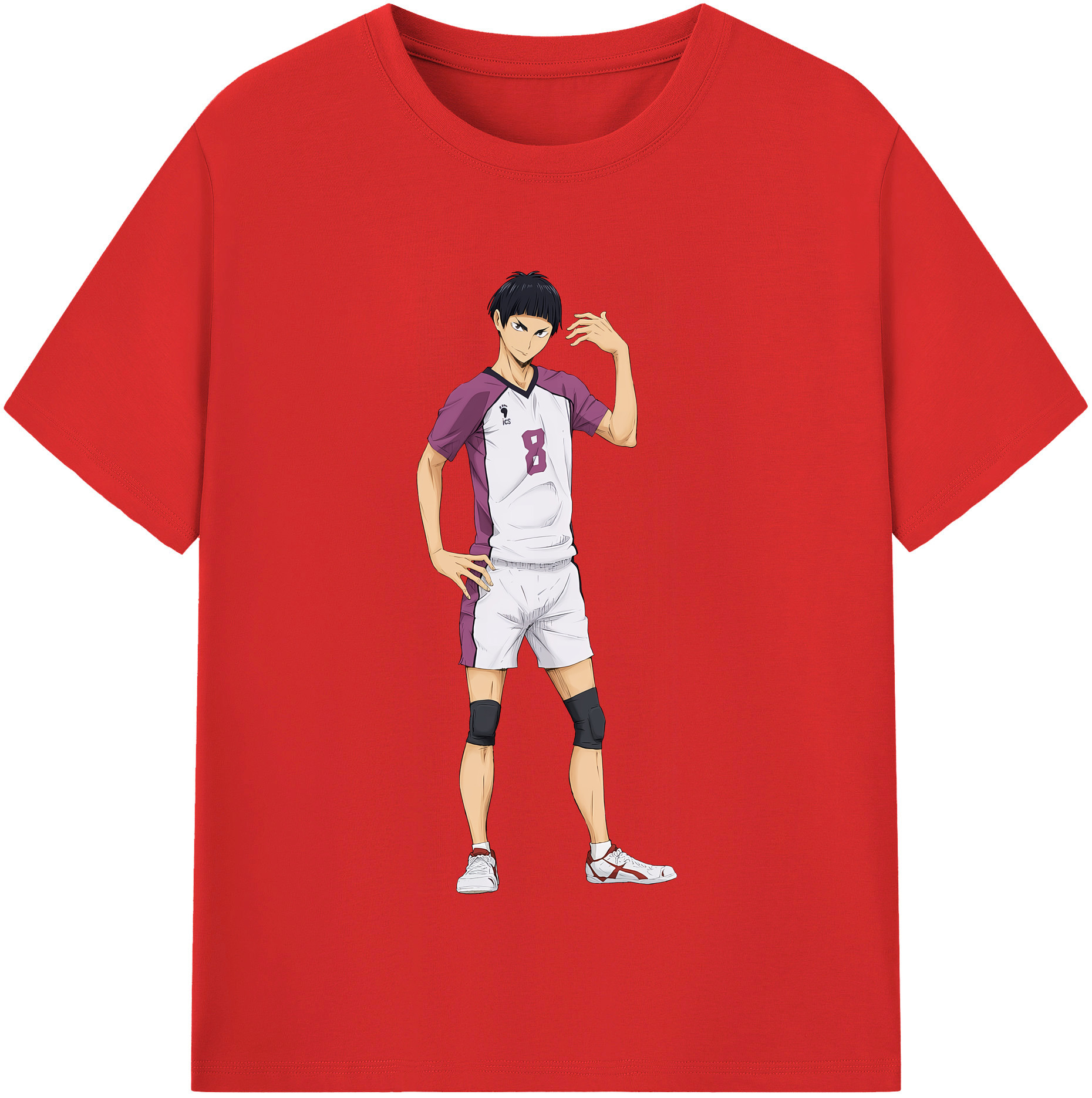（画像用） ハイキュー!! Haikyu!! レディースカジュアルプリントTシャツ（綿100％）