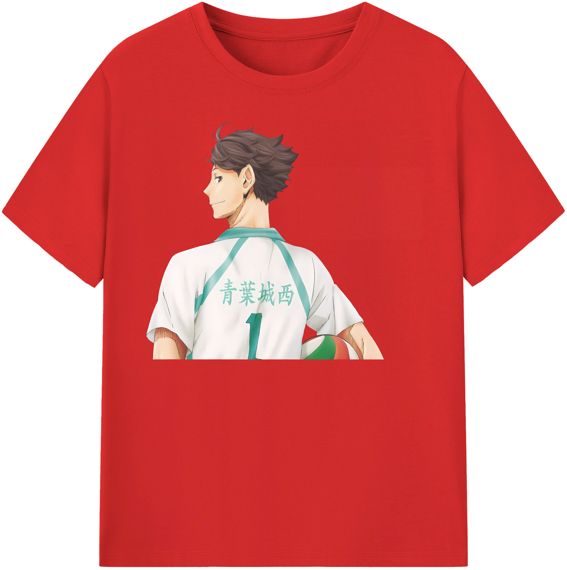 （画像用） ハイキュー!! Haikyu!! レディースカジュアルプリントTシャツ（綿100％）