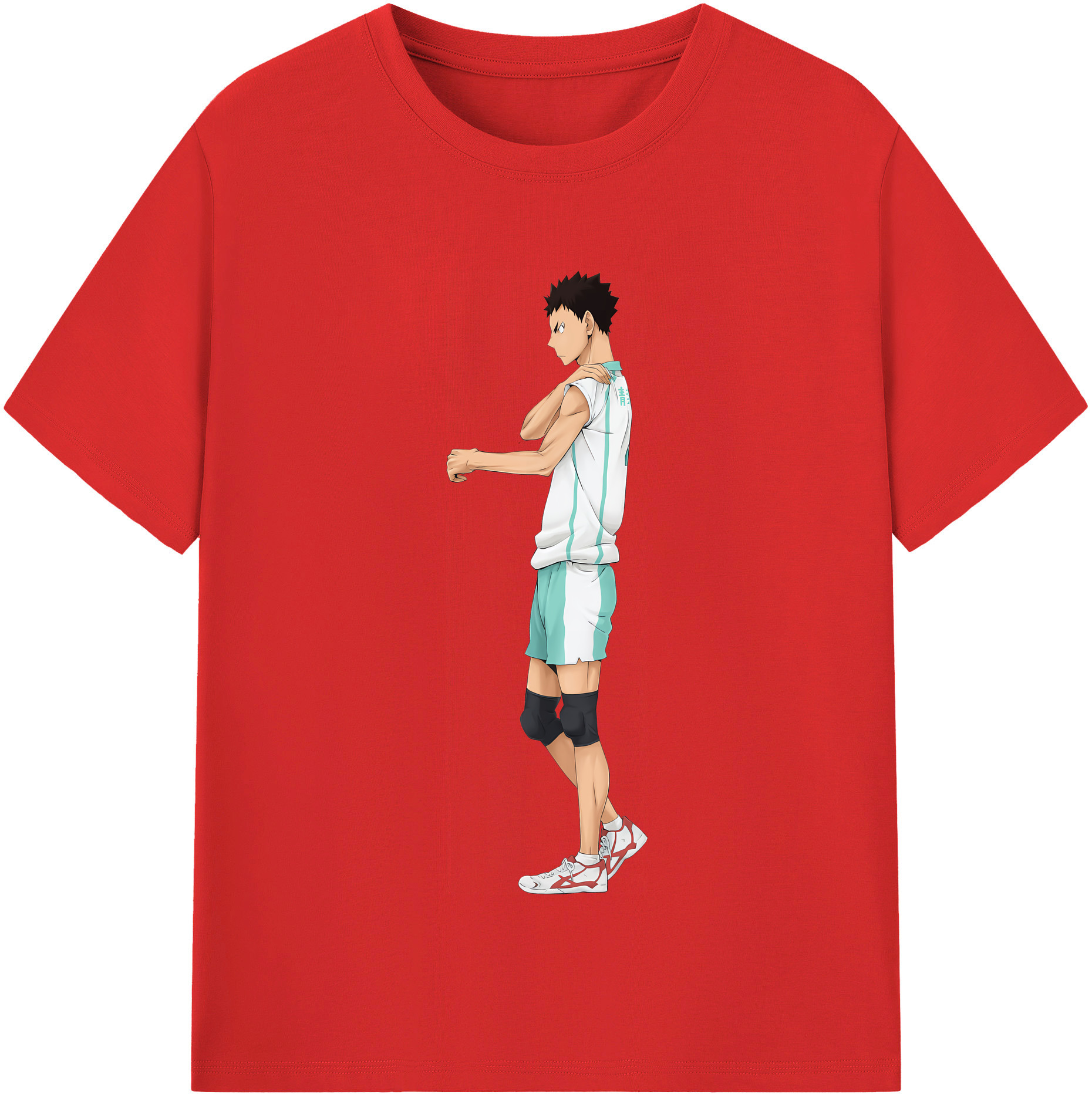 （画像用） ハイキュー!! Haikyu!! レディースカジュアルプリントTシャツ（綿100％）