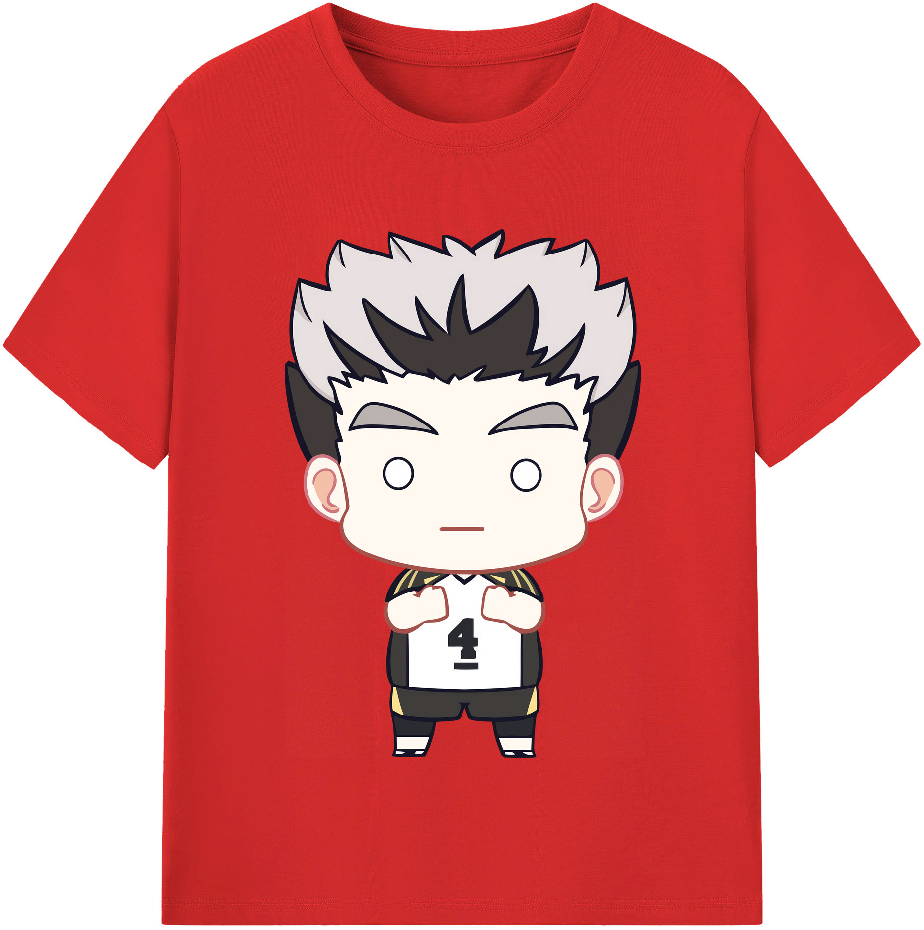 （画像用） ハイキュー!! Haikyu!! レディースカジュアルプリントTシャツ（綿100％）