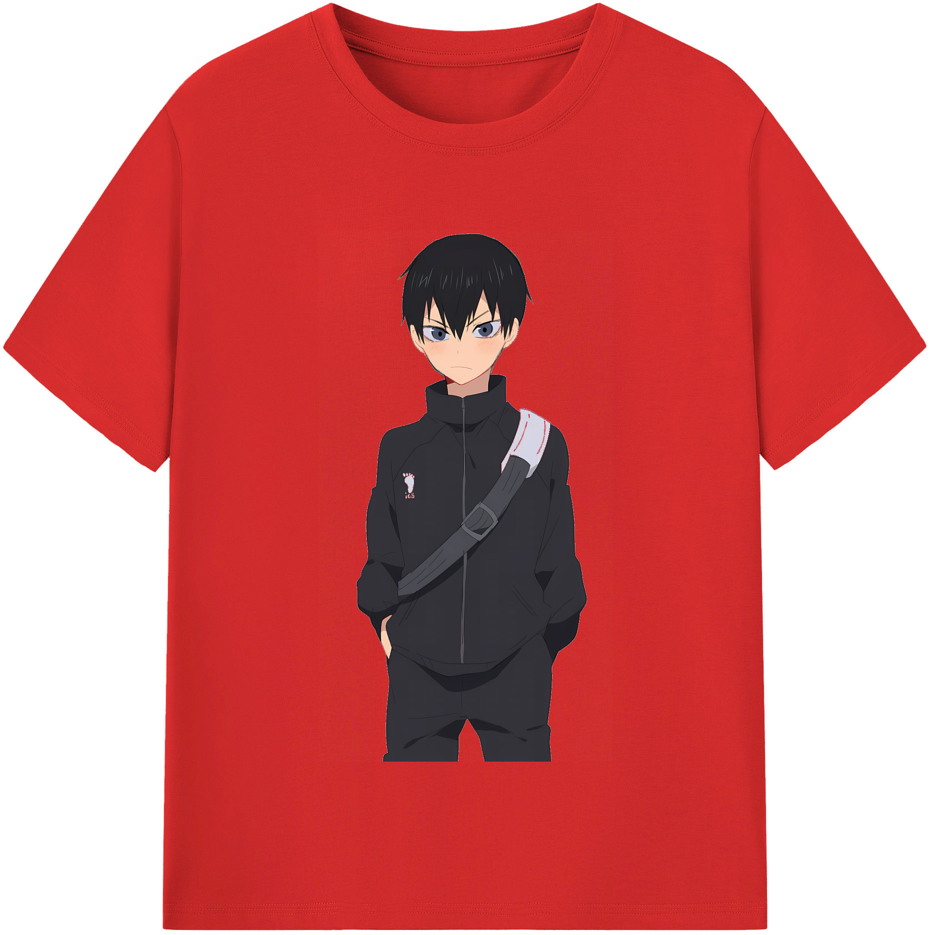 （画像用） ハイキュー!! Haikyu!! レディースカジュアルプリントTシャツ（綿100％）
