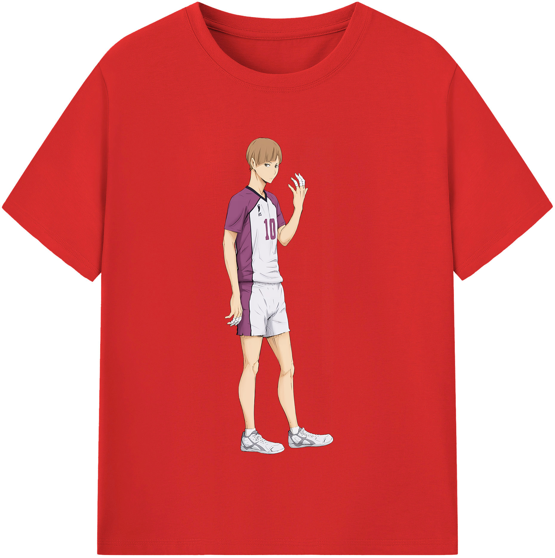 （画像用） ハイキュー!! Haikyu!! レディースカジュアルプリントTシャツ（綿100％）