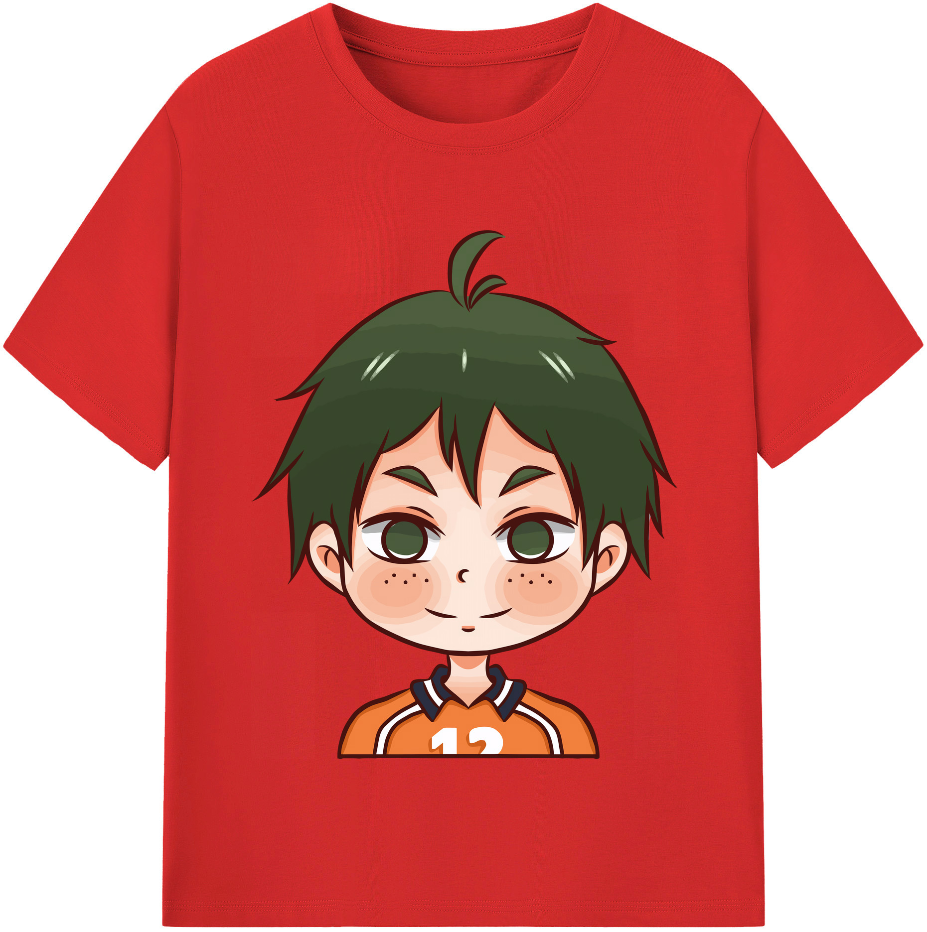（画像用） ハイキュー!! Haikyu!! レディースカジュアルプリントTシャツ（綿100％）