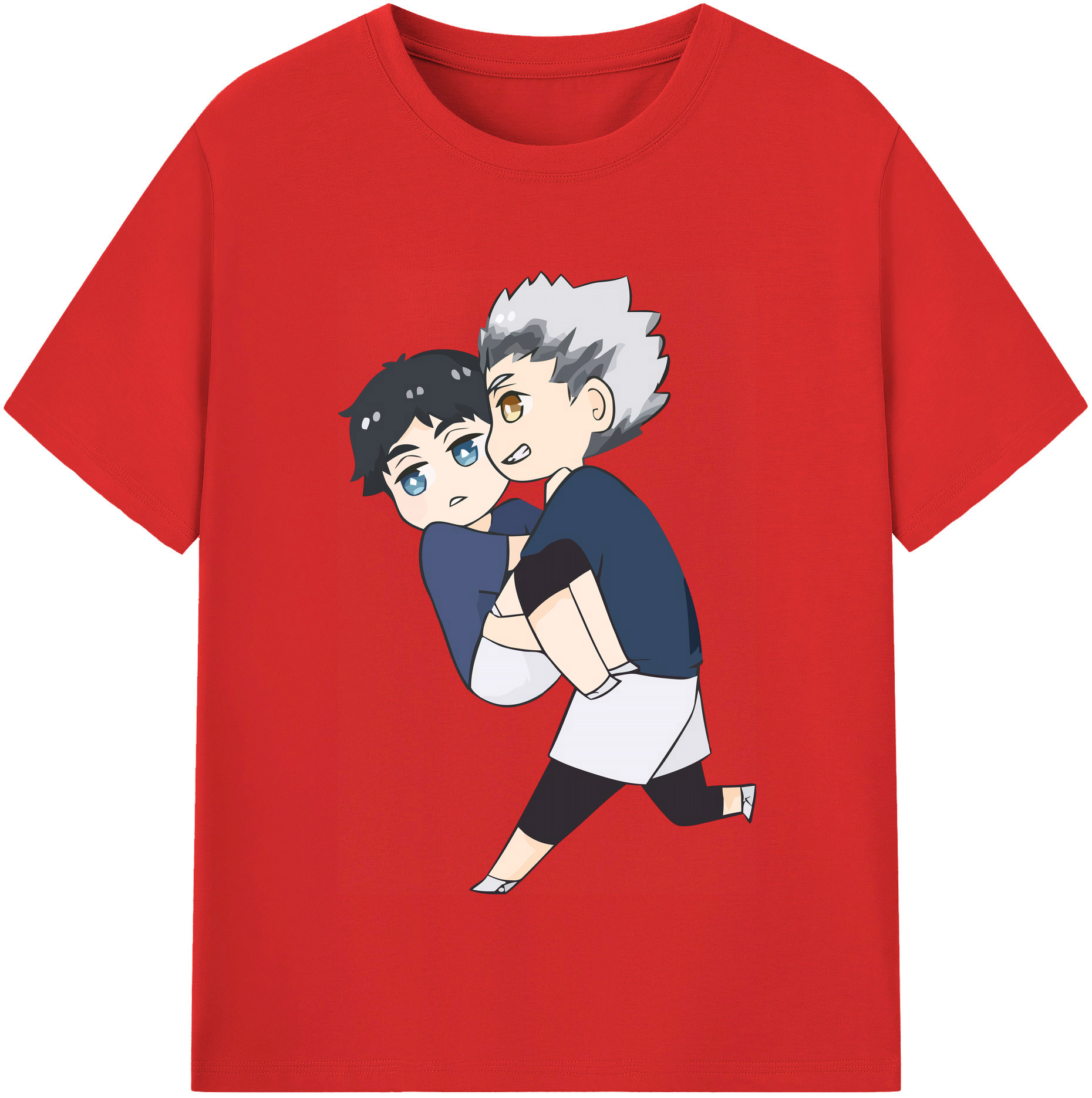 （画像用） ハイキュー!! Haikyu!! レディースカジュアルプリントTシャツ（綿100％）