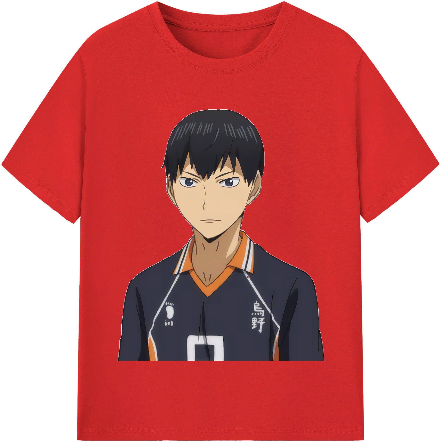 （画像用） ハイキュー!! Haikyu!! レディースカジュアルプリントTシャツ（綿100％）