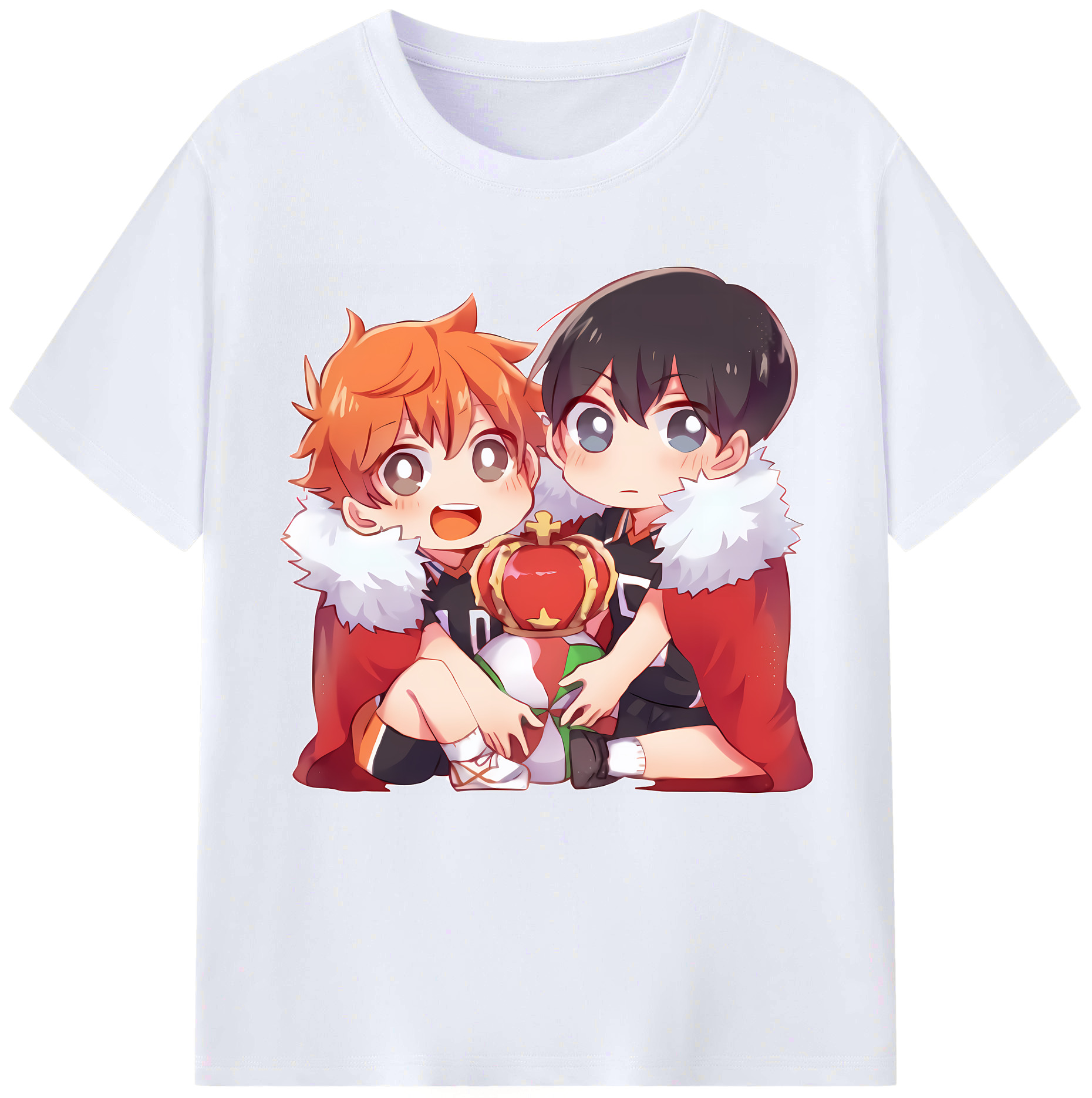 （画像用） ハイキュー!! Haikyu!! レディースカジュアルプリントTシャツ（綿100％）
