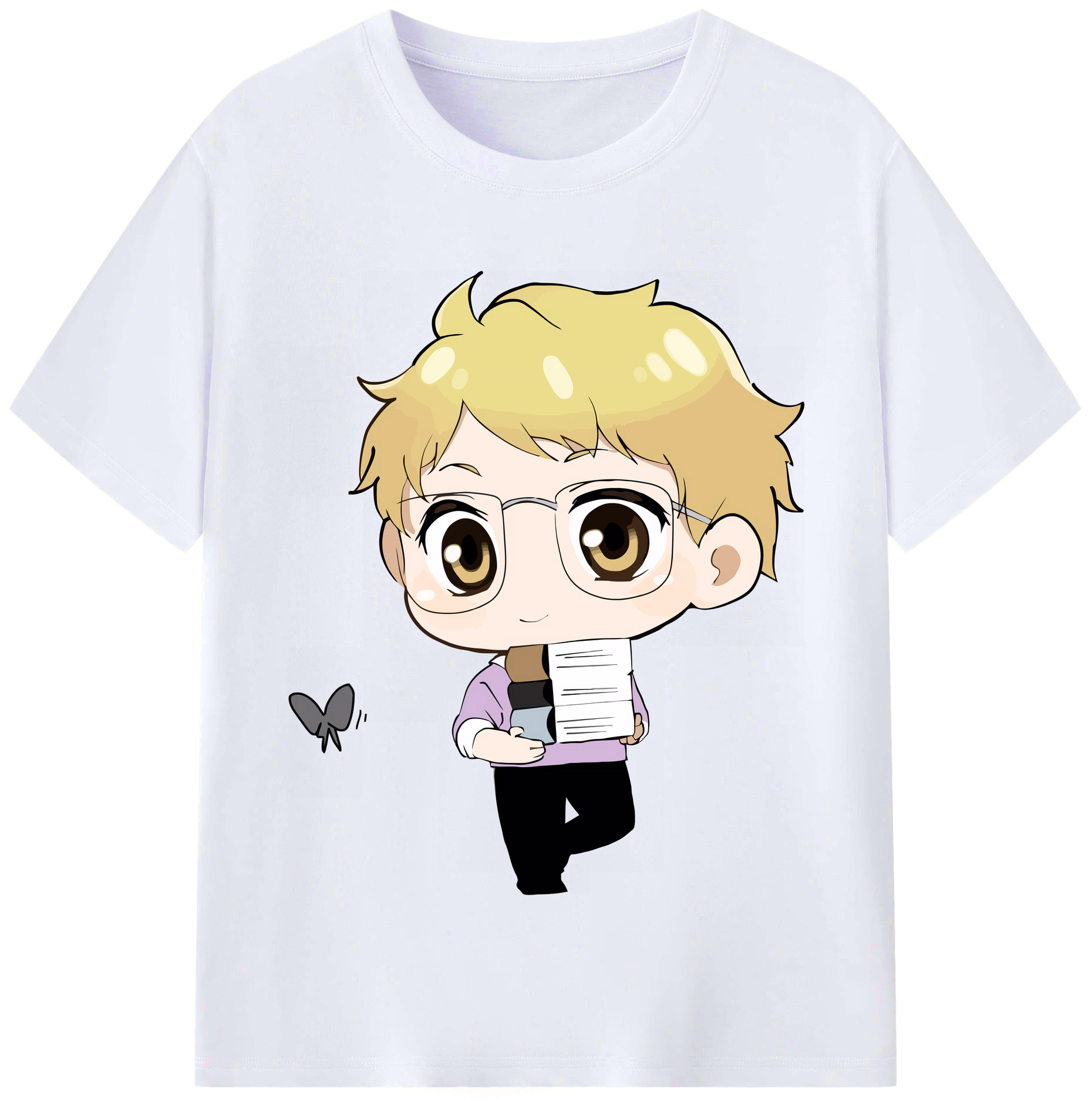 （画像用） ハイキュー!! Haikyu!! レディースカジュアルプリントTシャツ（綿100％）