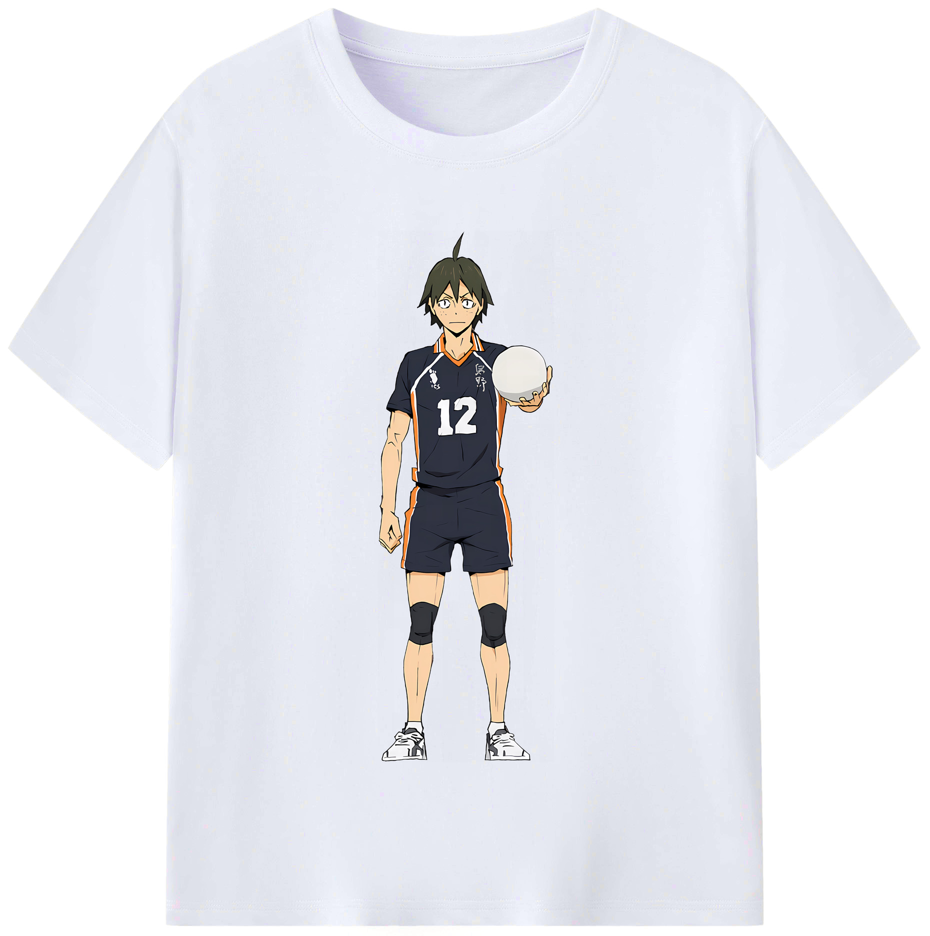 （画像用） ハイキュー!! Haikyu!! レディースカジュアルプリントTシャツ（綿100％）