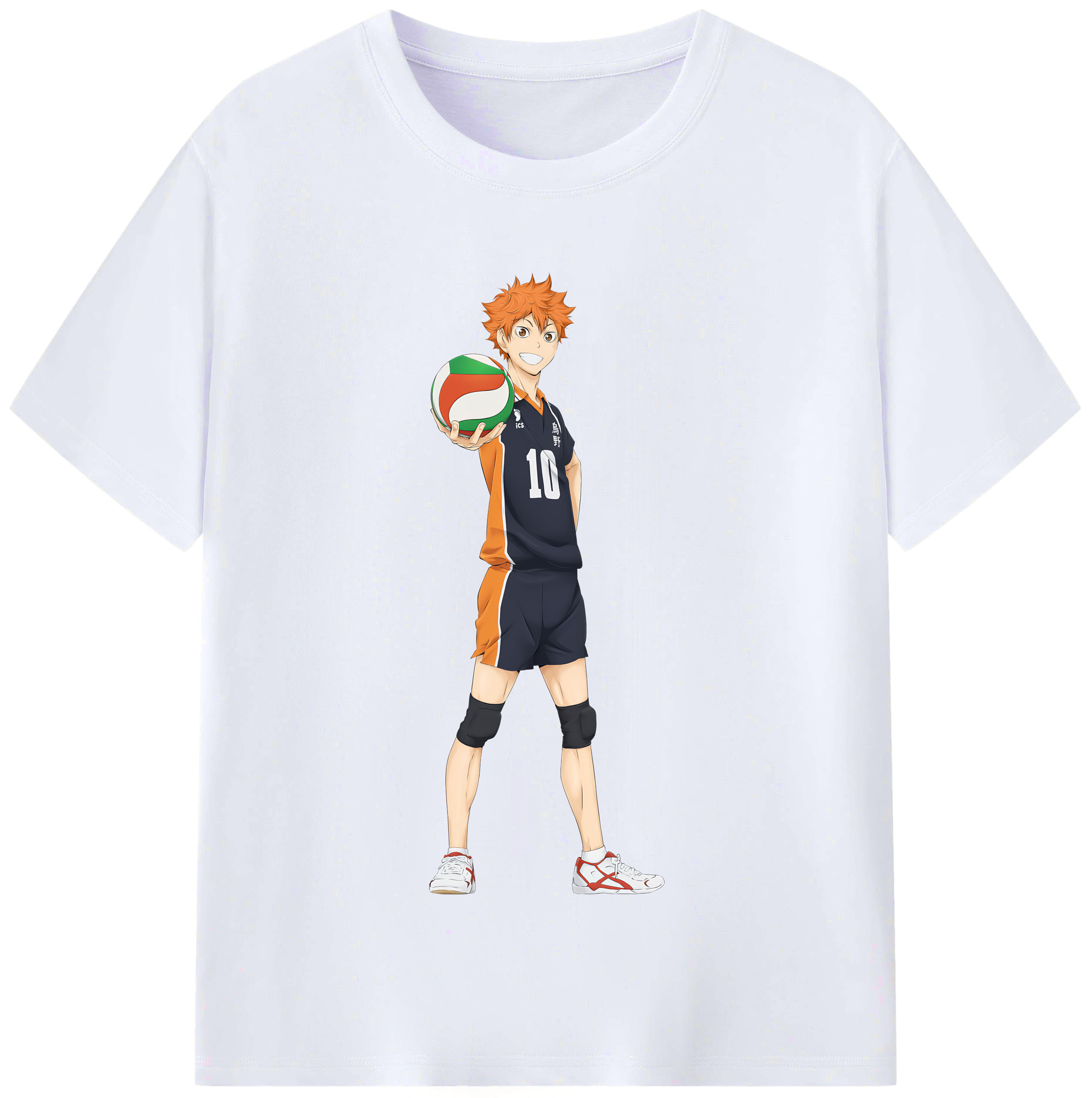 （画像用） ハイキュー!! Haikyu!! レディースカジュアルプリントTシャツ（綿100％）