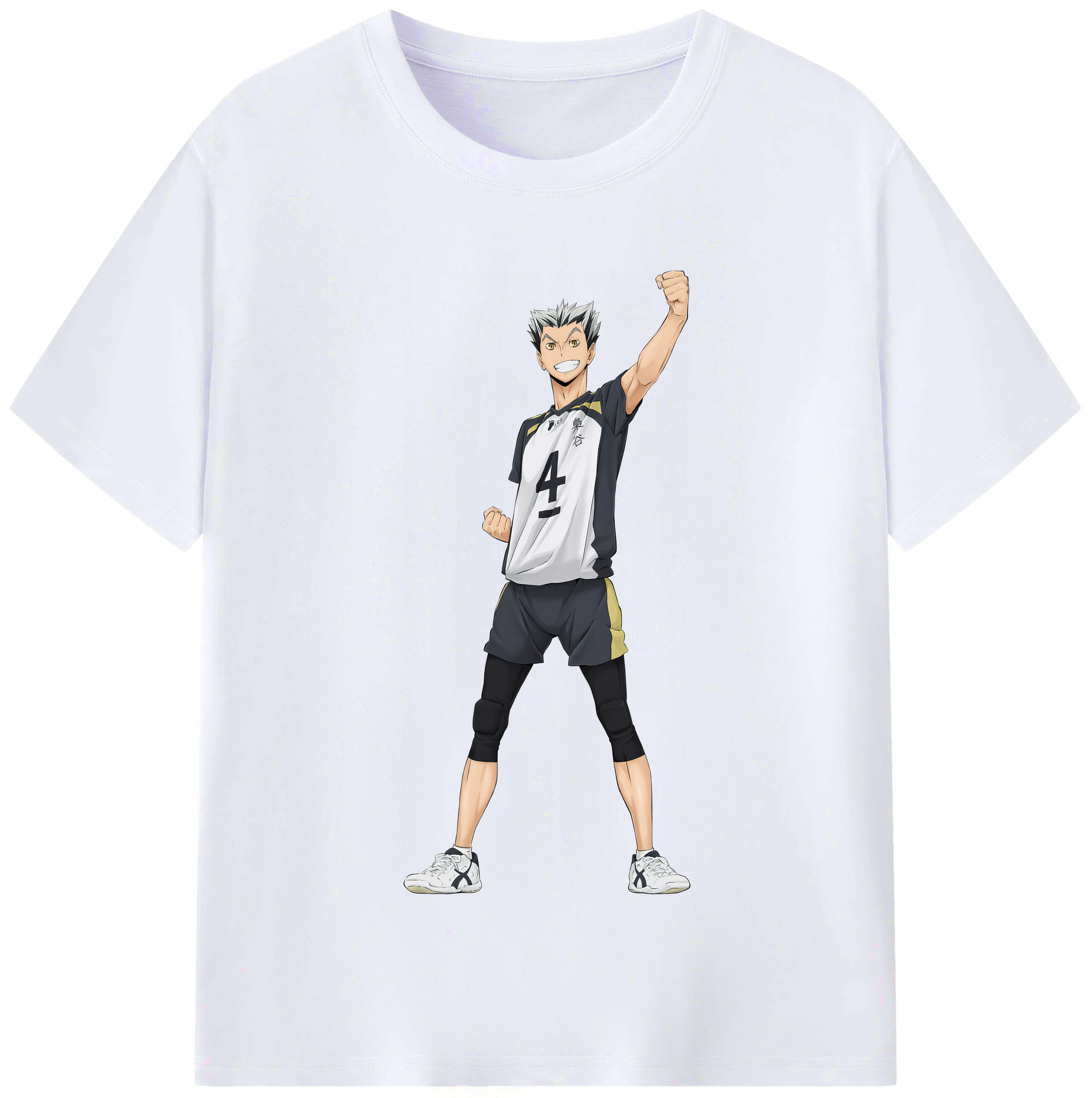 （画像用） ハイキュー!! Haikyu!! レディースカジュアルプリントTシャツ（綿100％）