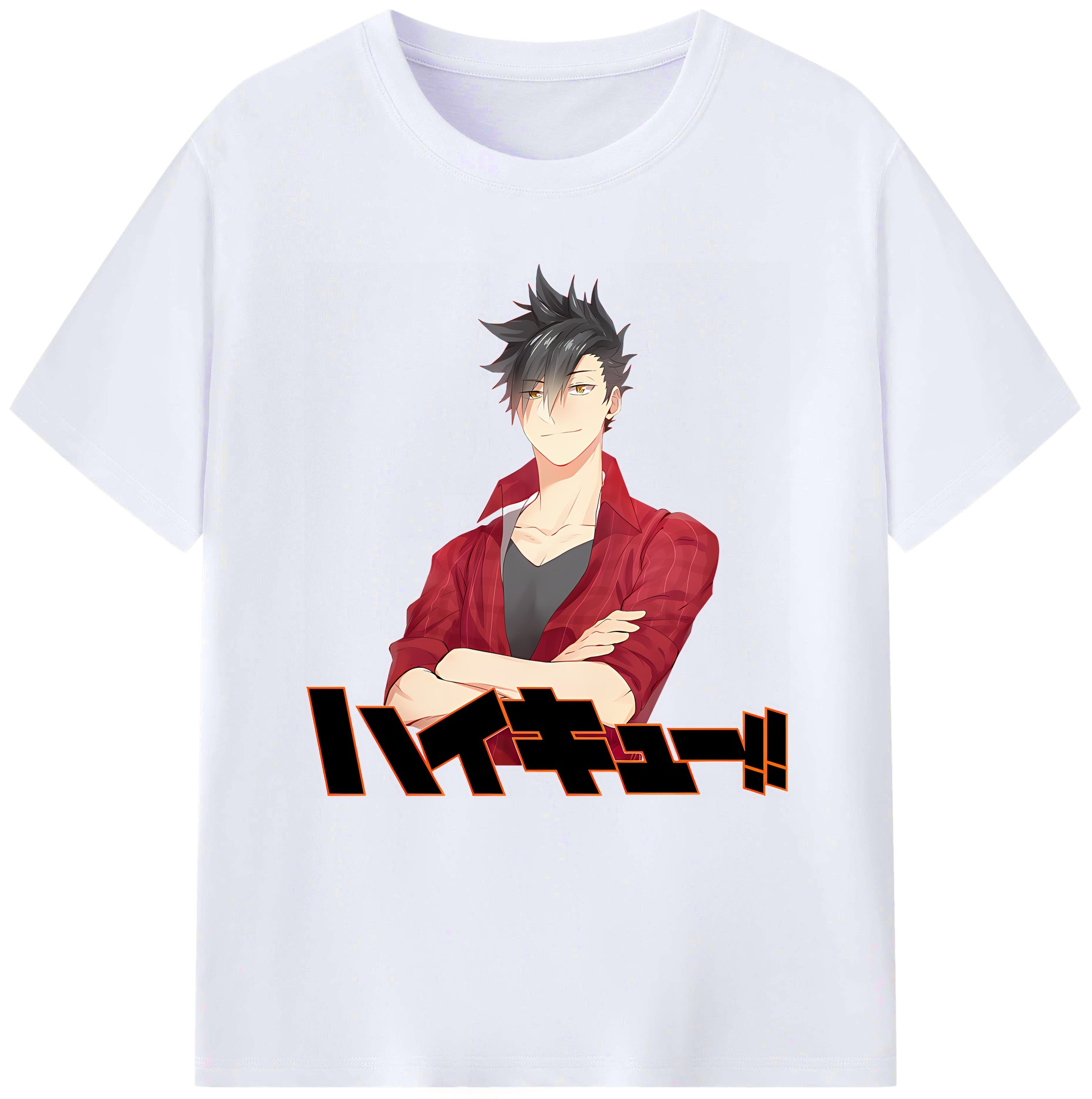 （画像用） ハイキュー!! Haikyu!! レディースカジュアルプリントTシャツ（綿100％）