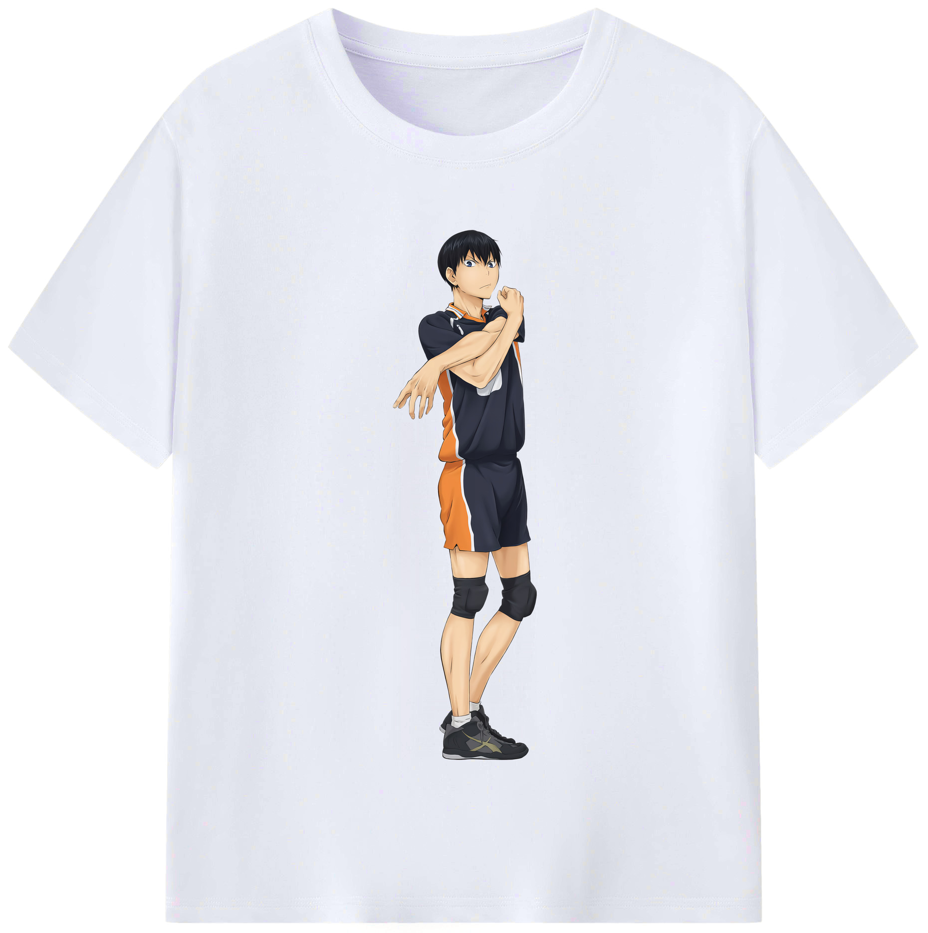 （画像用） ハイキュー!! Haikyu!! レディースカジュアルプリントTシャツ（綿100％）