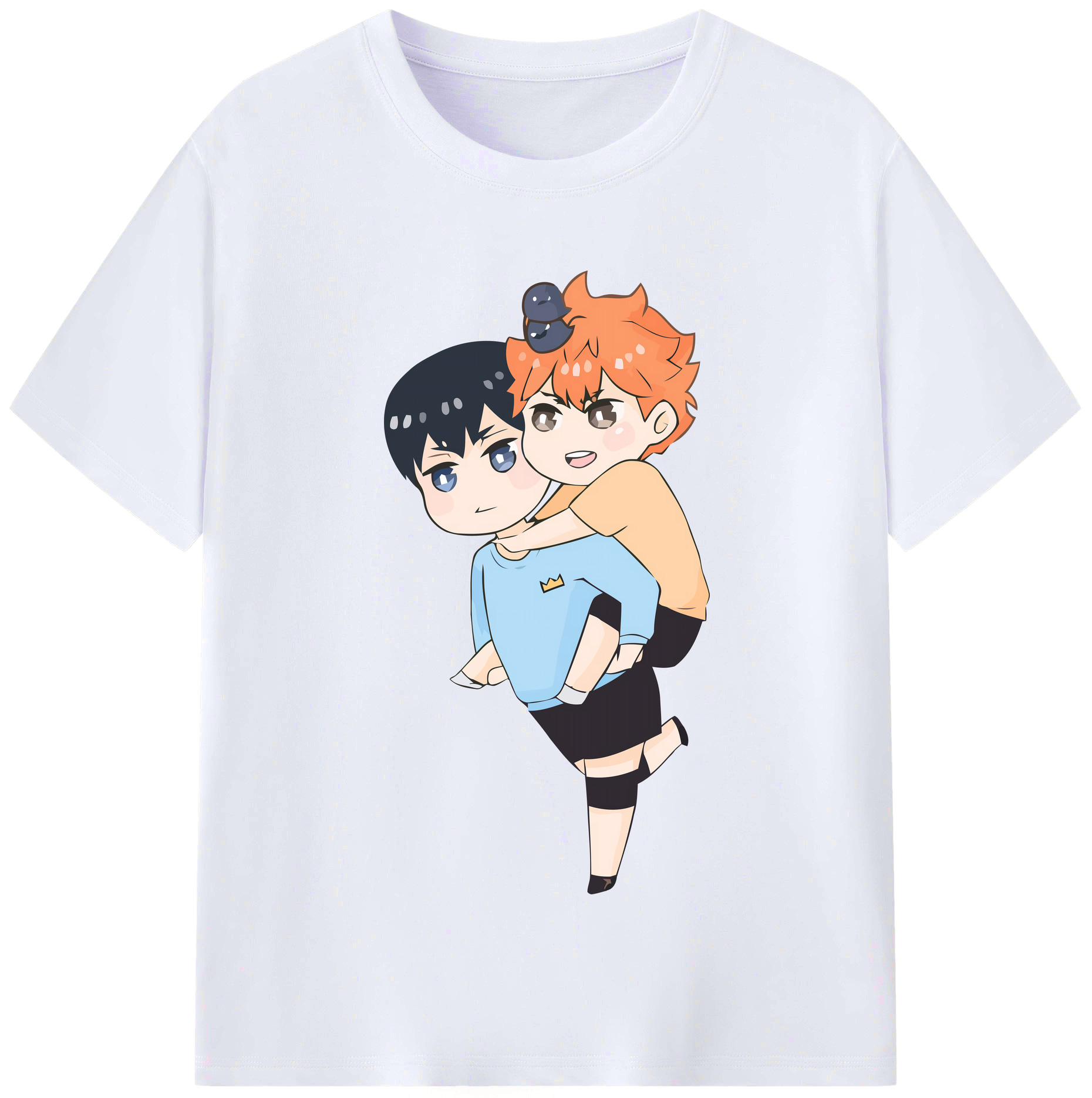 （画像用） ハイキュー!! Haikyu!! レディースカジュアルプリントTシャツ（綿100％）