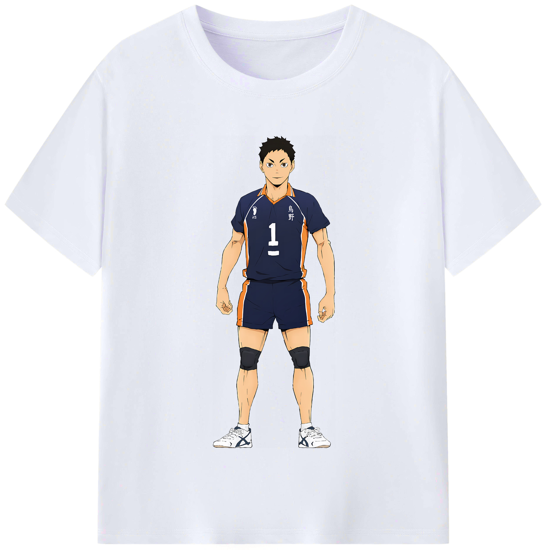 （画像用） ハイキュー!! Haikyu!! レディースカジュアルプリントTシャツ（綿100％）