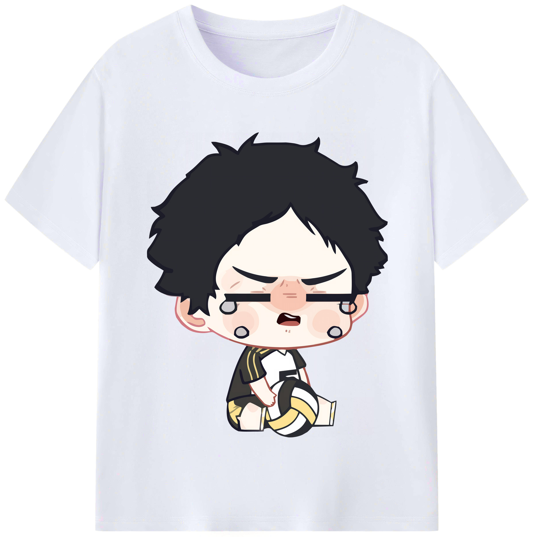 （画像用） ハイキュー!! Haikyu!! レディースカジュアルプリントTシャツ（綿100％）