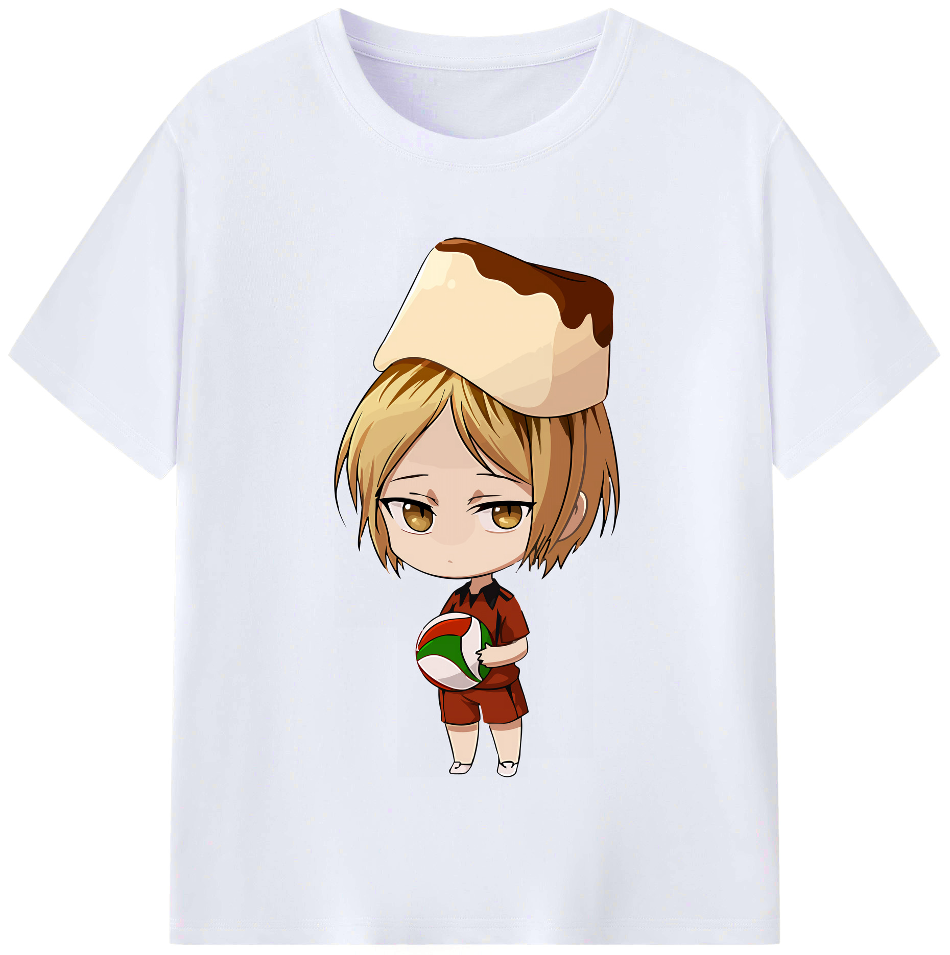 （画像用） ハイキュー!! Haikyu!! レディースカジュアルプリントTシャツ（綿100％）