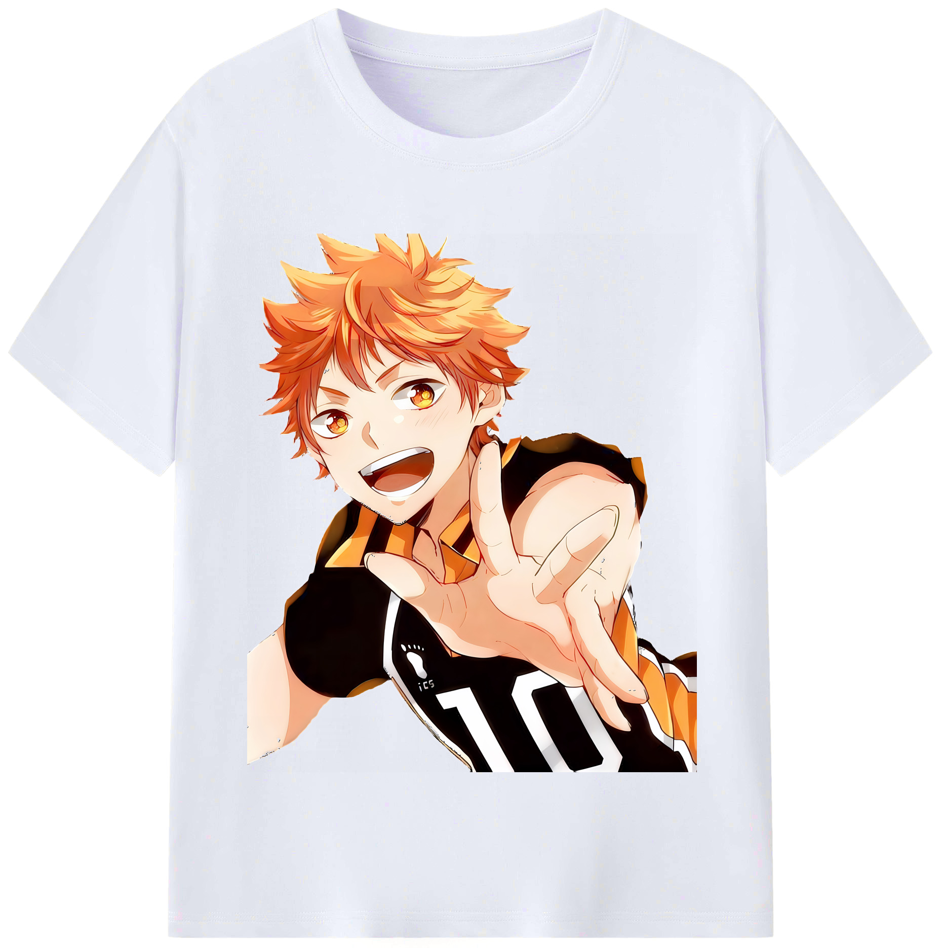 （画像用） ハイキュー!! Haikyu!! レディースカジュアルプリントTシャツ（綿100％）