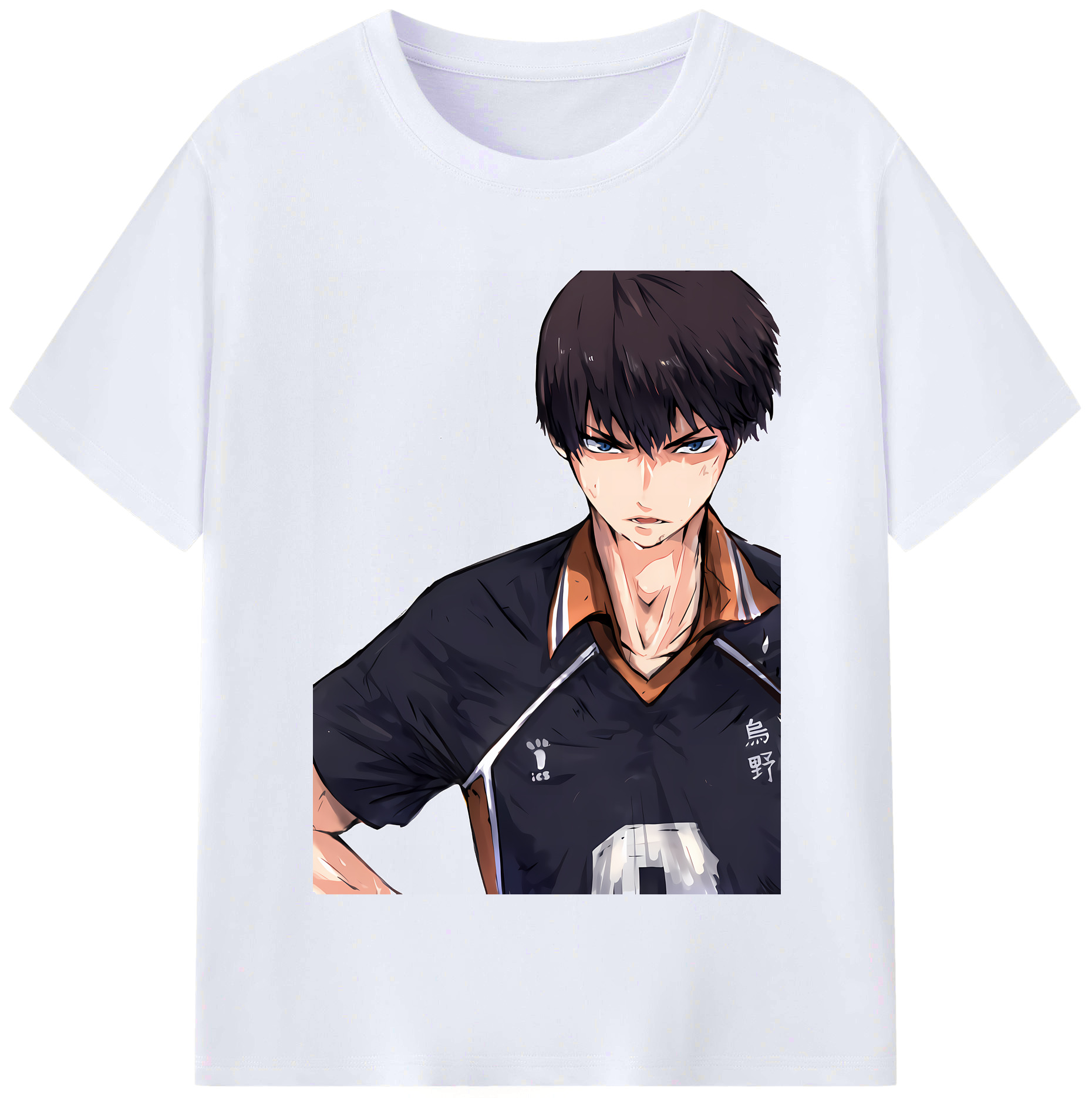 （画像用） ハイキュー!! Haikyu!! レディースカジュアルプリントTシャツ（綿100％）