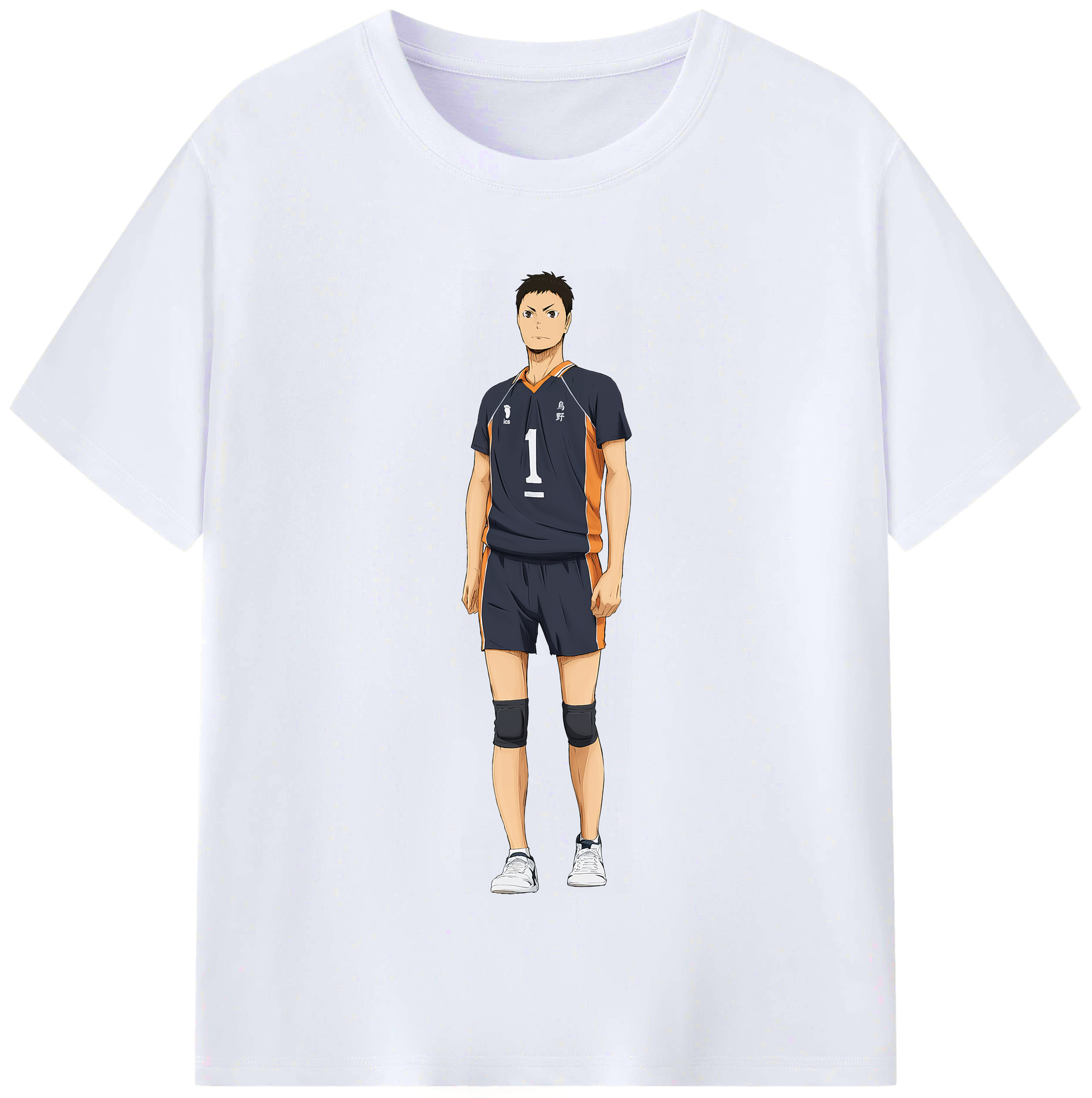 （画像用） ハイキュー!! Haikyu!! レディースカジュアルプリントTシャツ（綿100％）