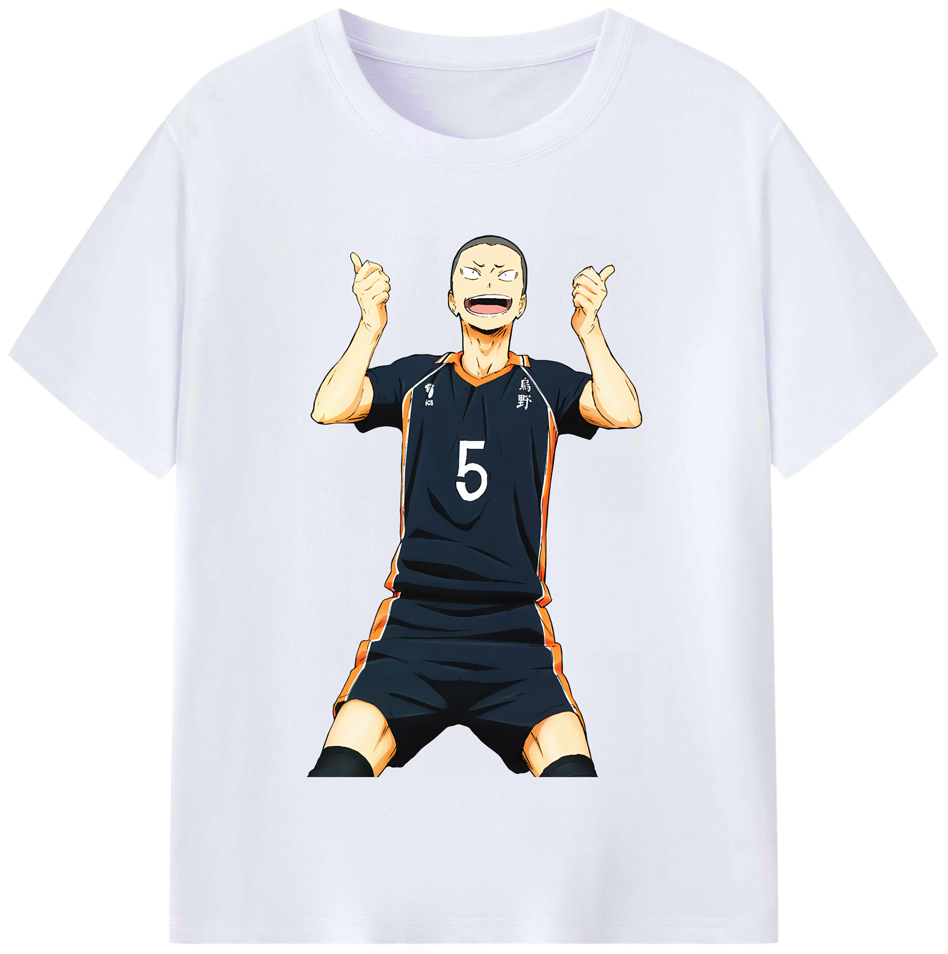 （画像用） ハイキュー!! Haikyu!! レディースカジュアルプリントTシャツ（綿100％）