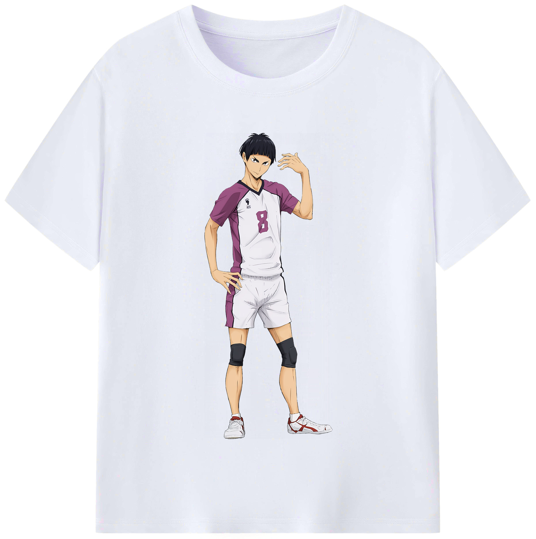 （画像用） ハイキュー!! Haikyu!! レディースカジュアルプリントTシャツ（綿100％）