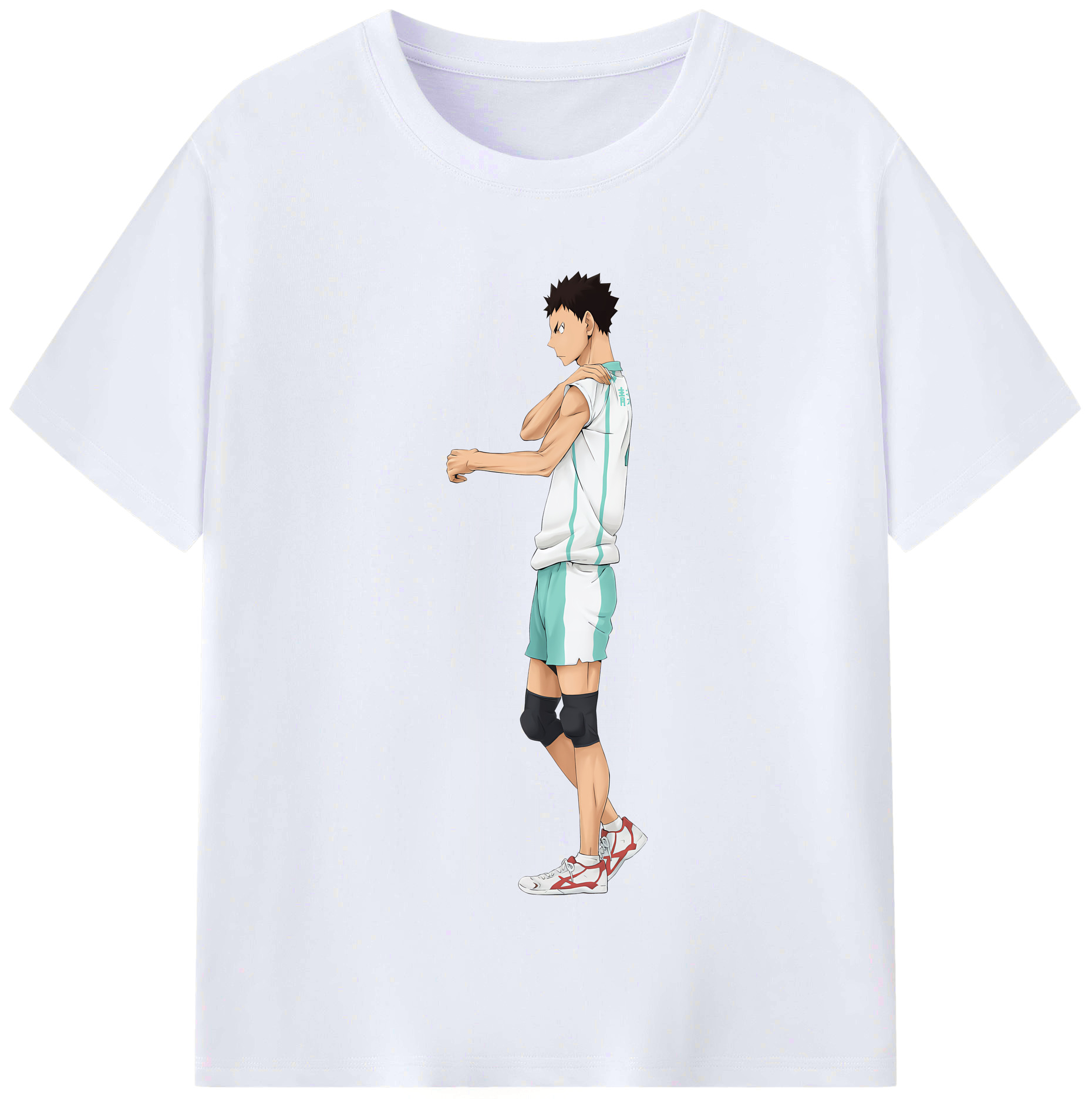 （画像用） ハイキュー!! Haikyu!! レディースカジュアルプリントTシャツ（綿100％）