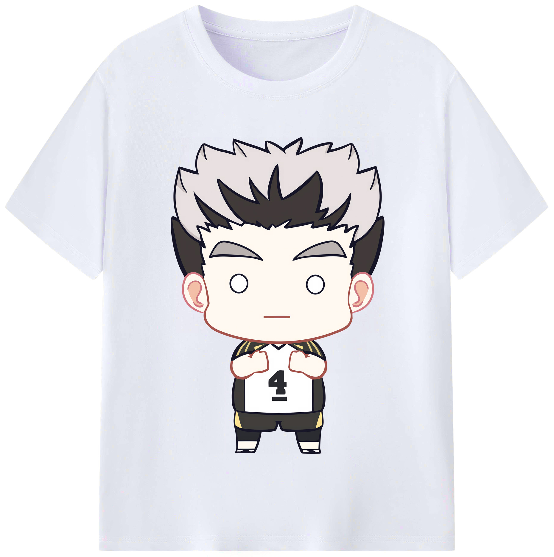 （画像用） ハイキュー!! Haikyu!! レディースカジュアルプリントTシャツ（綿100％）