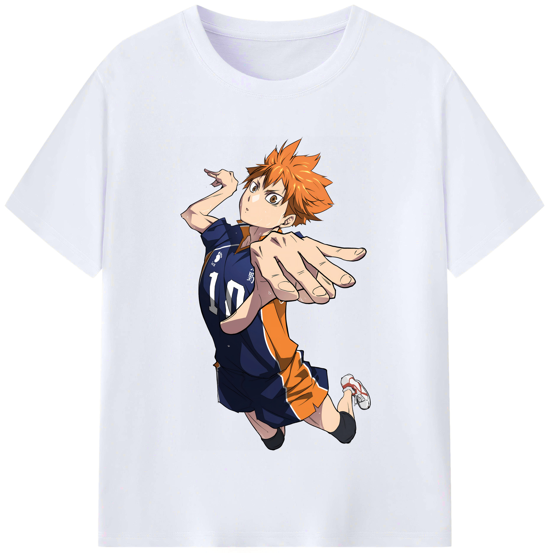 （画像用） ハイキュー!! Haikyu!! レディースカジュアルプリントTシャツ（綿100％）