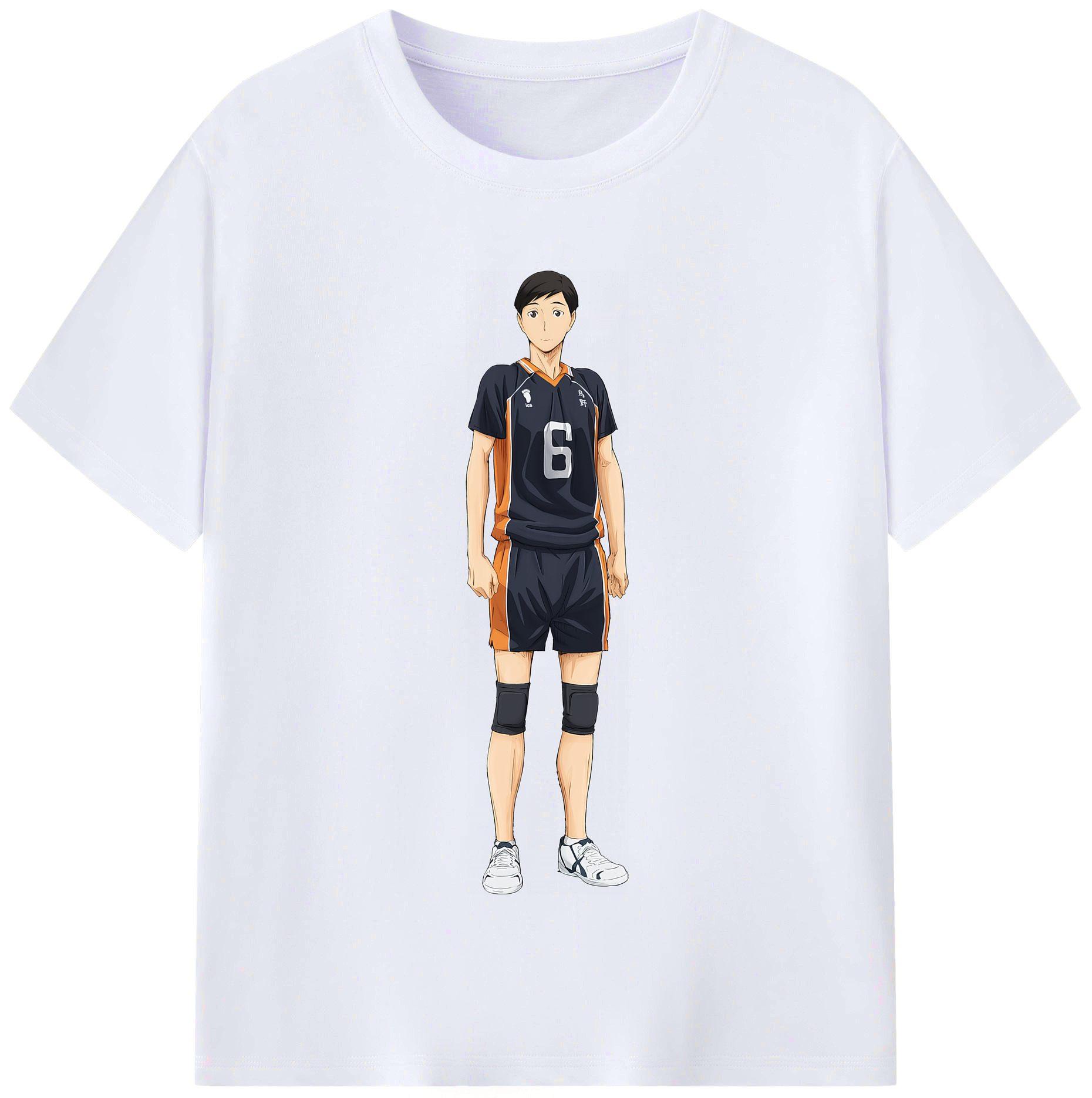 （画像用） ハイキュー!! Haikyu!! レディースカジュアルプリントTシャツ（綿100％）