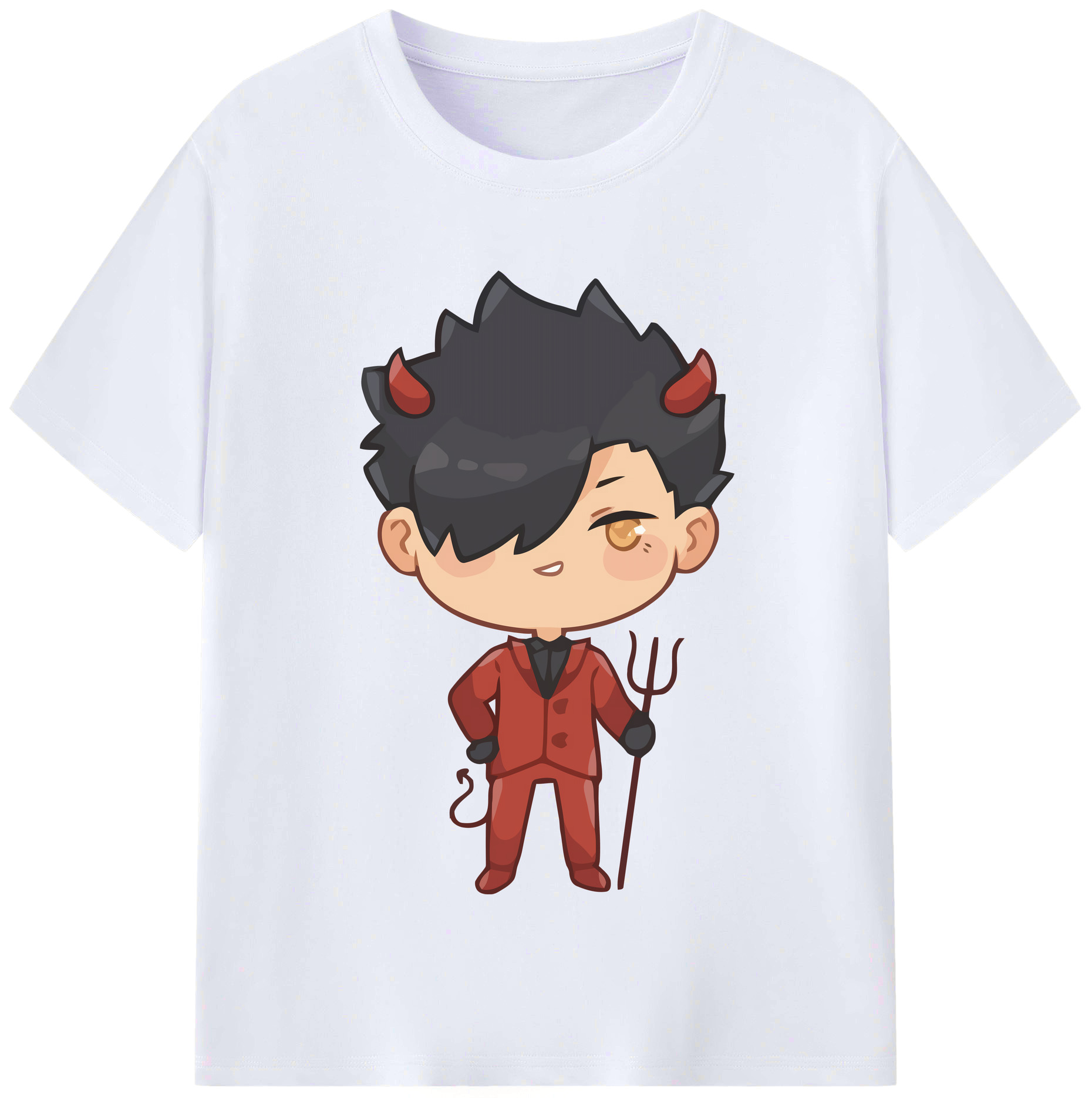 （画像用） ハイキュー!! Haikyu!! レディースカジュアルプリントTシャツ（綿100％）