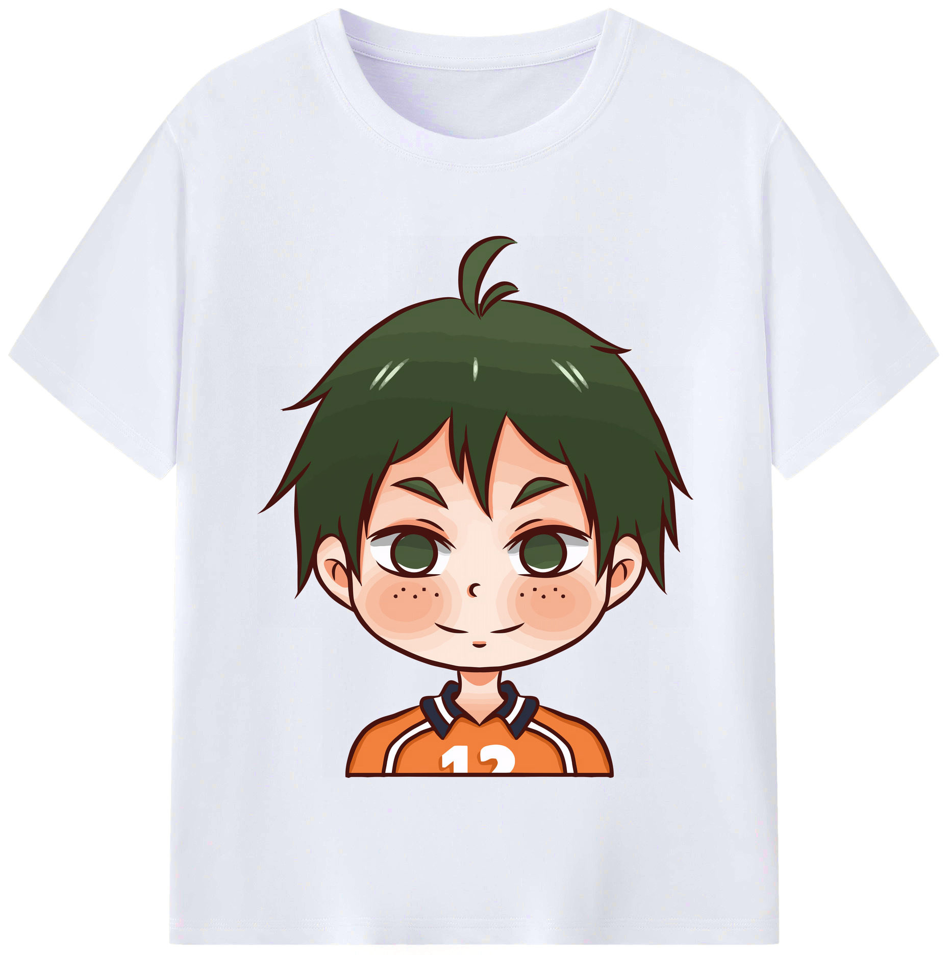 （画像用） ハイキュー!! Haikyu!! レディースカジュアルプリントTシャツ（綿100％）